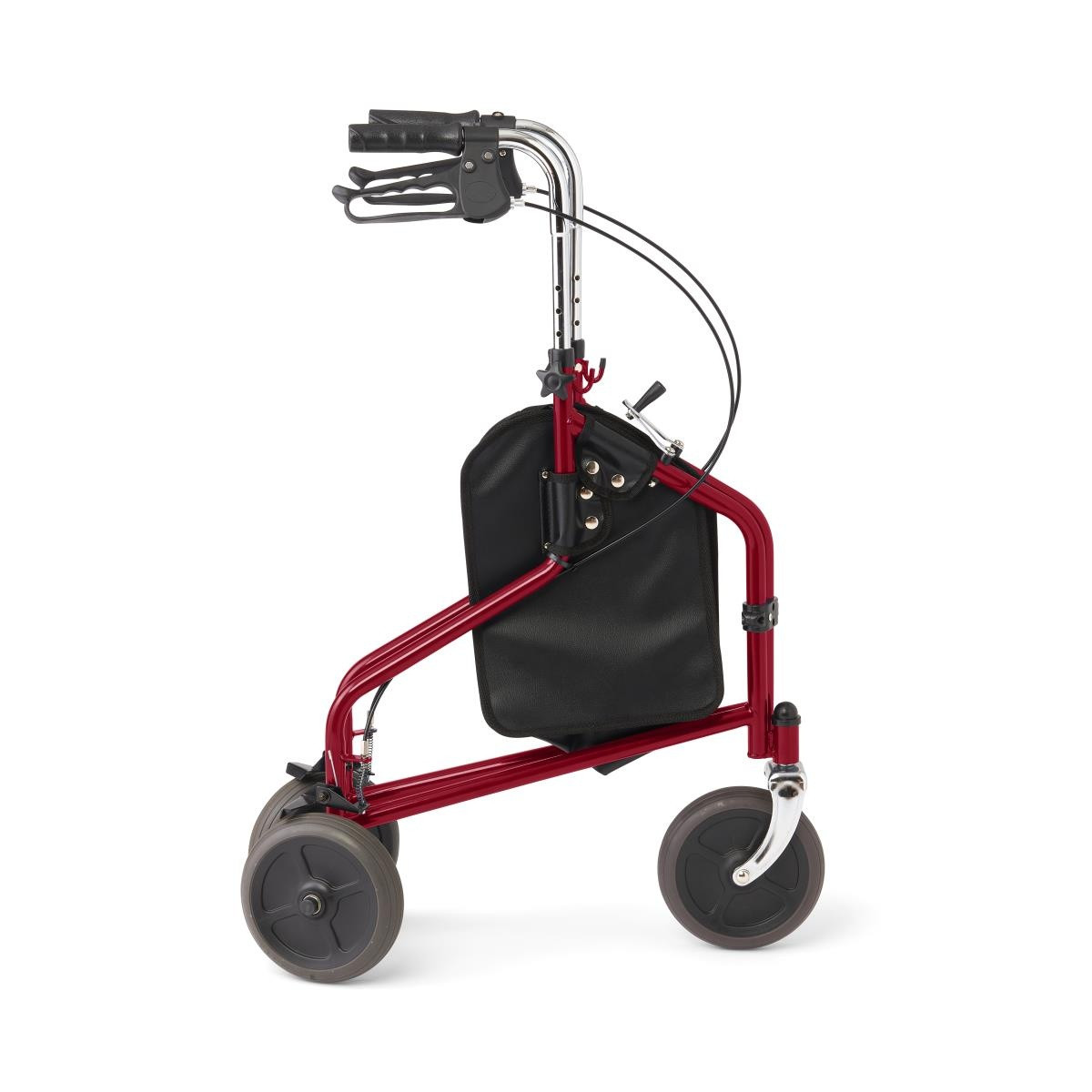 Medline 3-Wheel Steel Rollator
