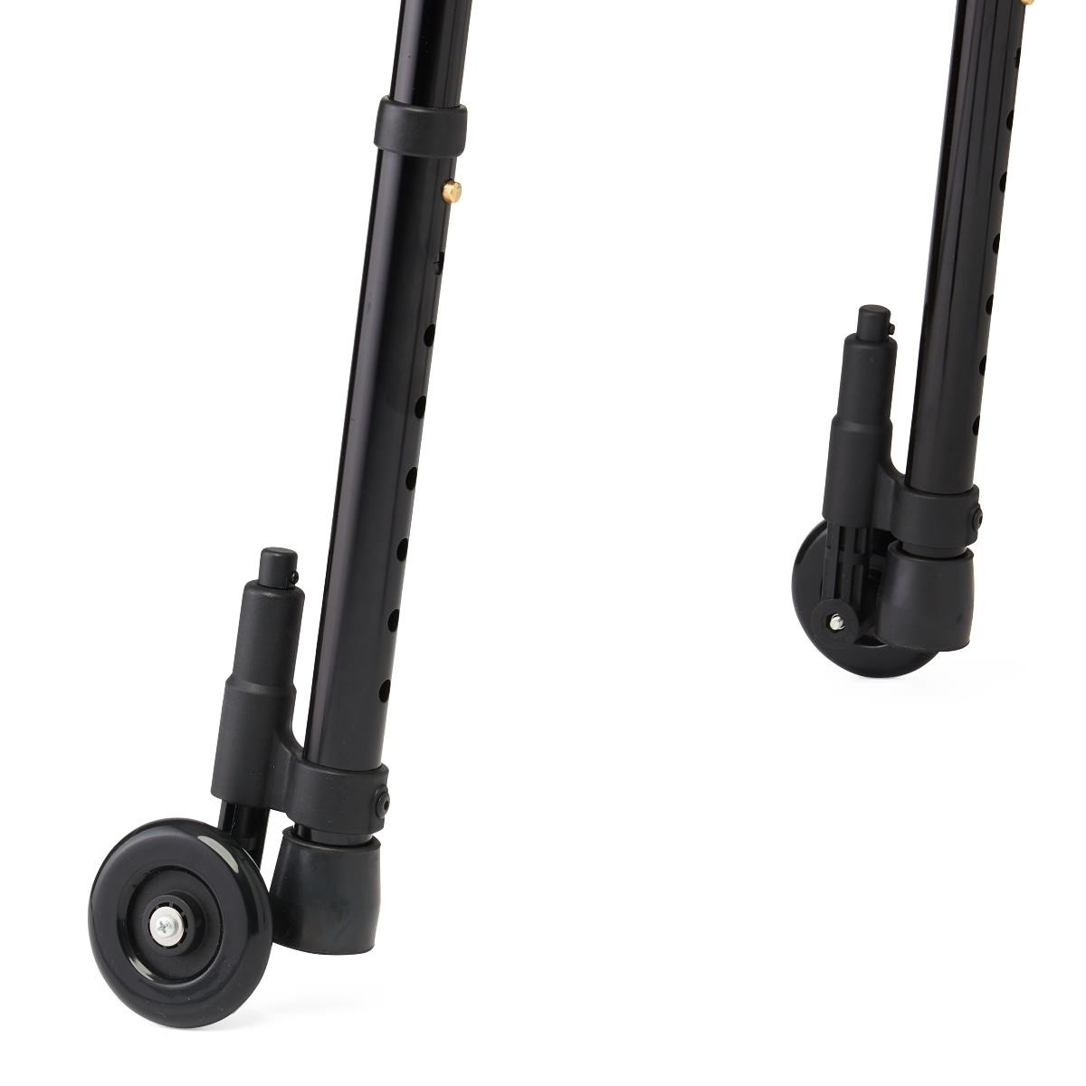 Medline Folding Trigger Walker with 5" Wheels