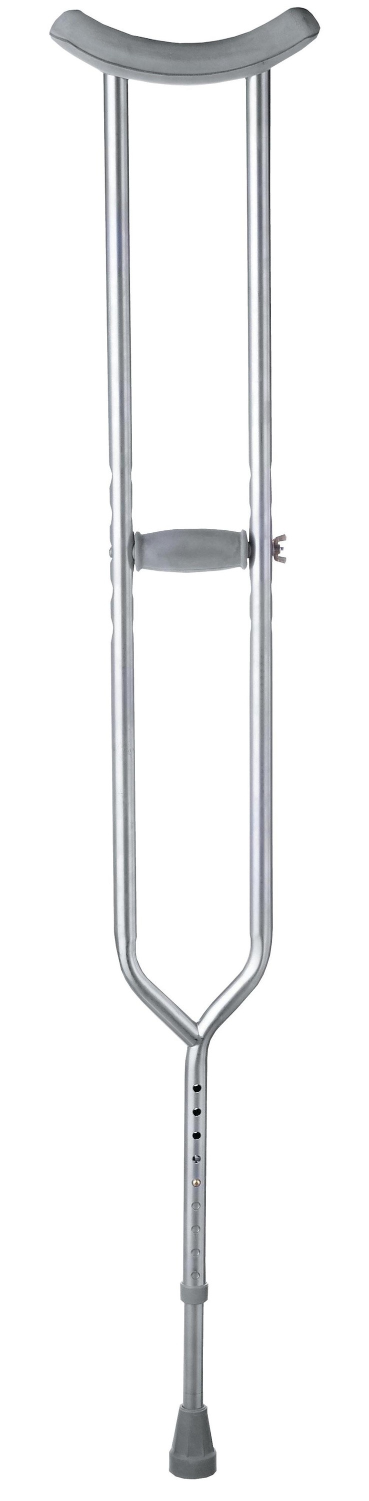 Medline Steel Bariatric Push-Button Crutches