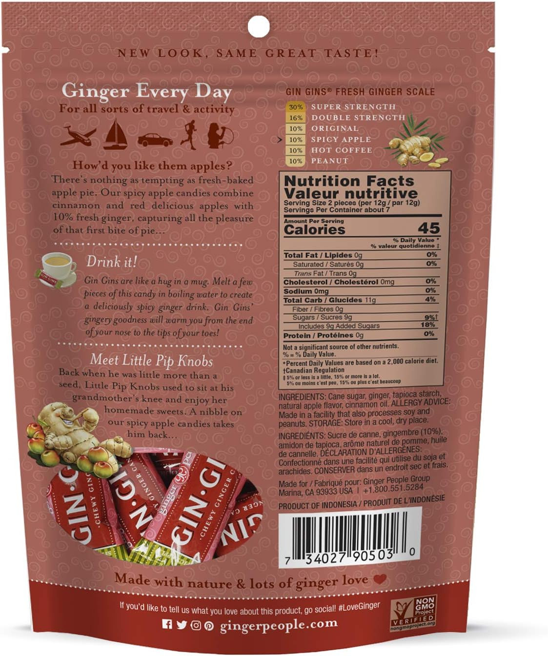The Ginger People Gin Gins Ginger Chews