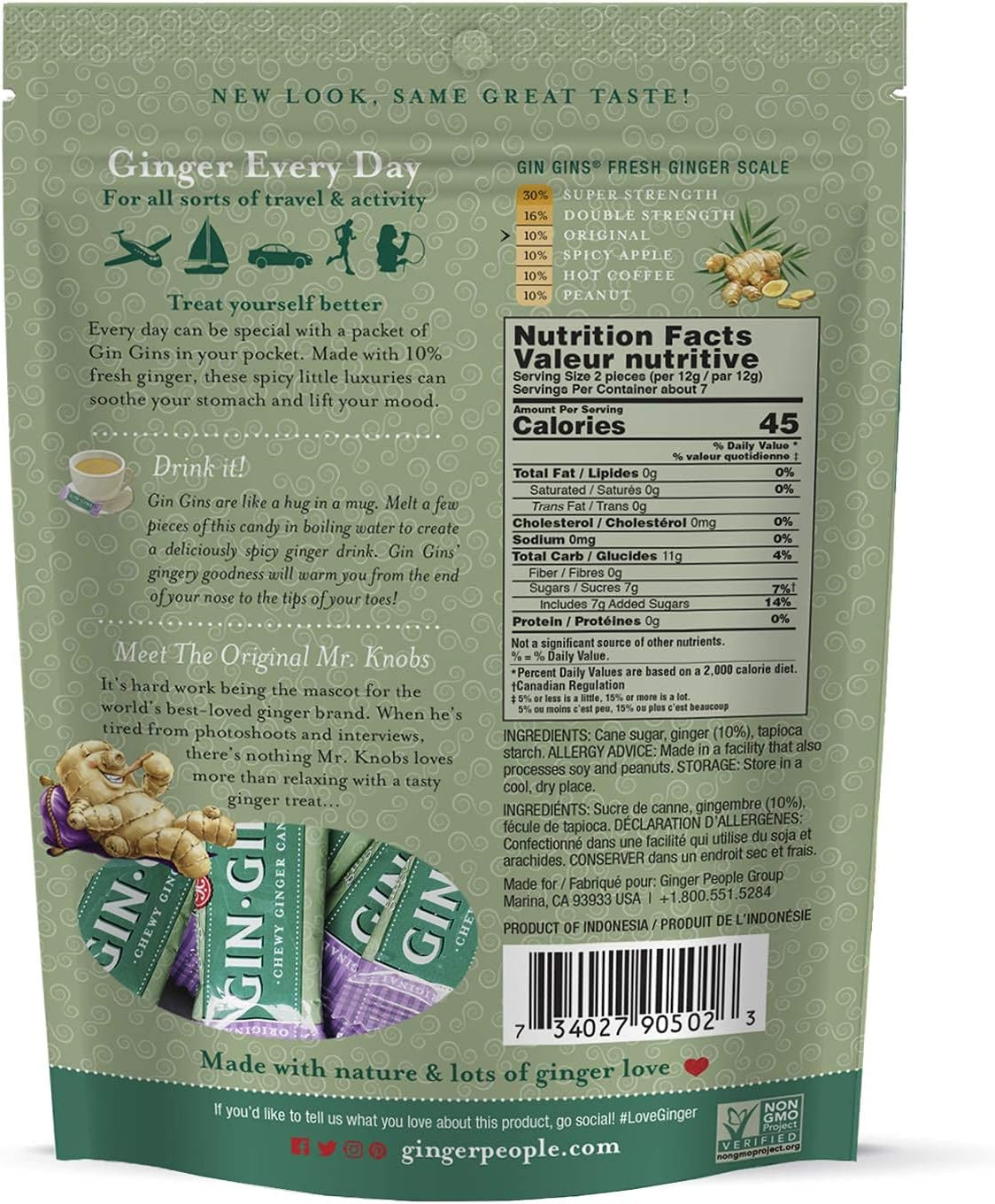 The Ginger People Gin Gins Ginger Chews