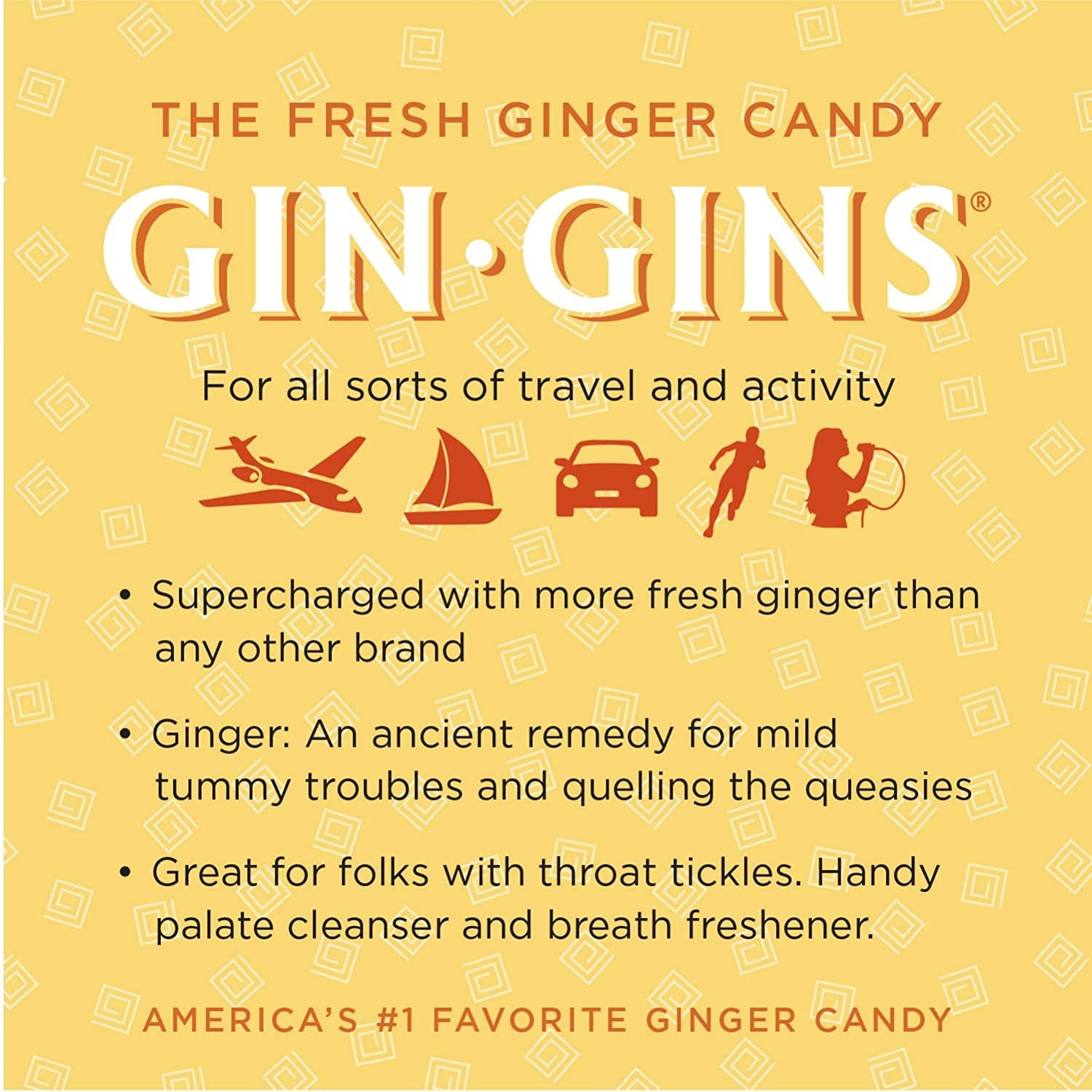 The Ginger People Gin Gins Hard Ginger Candy