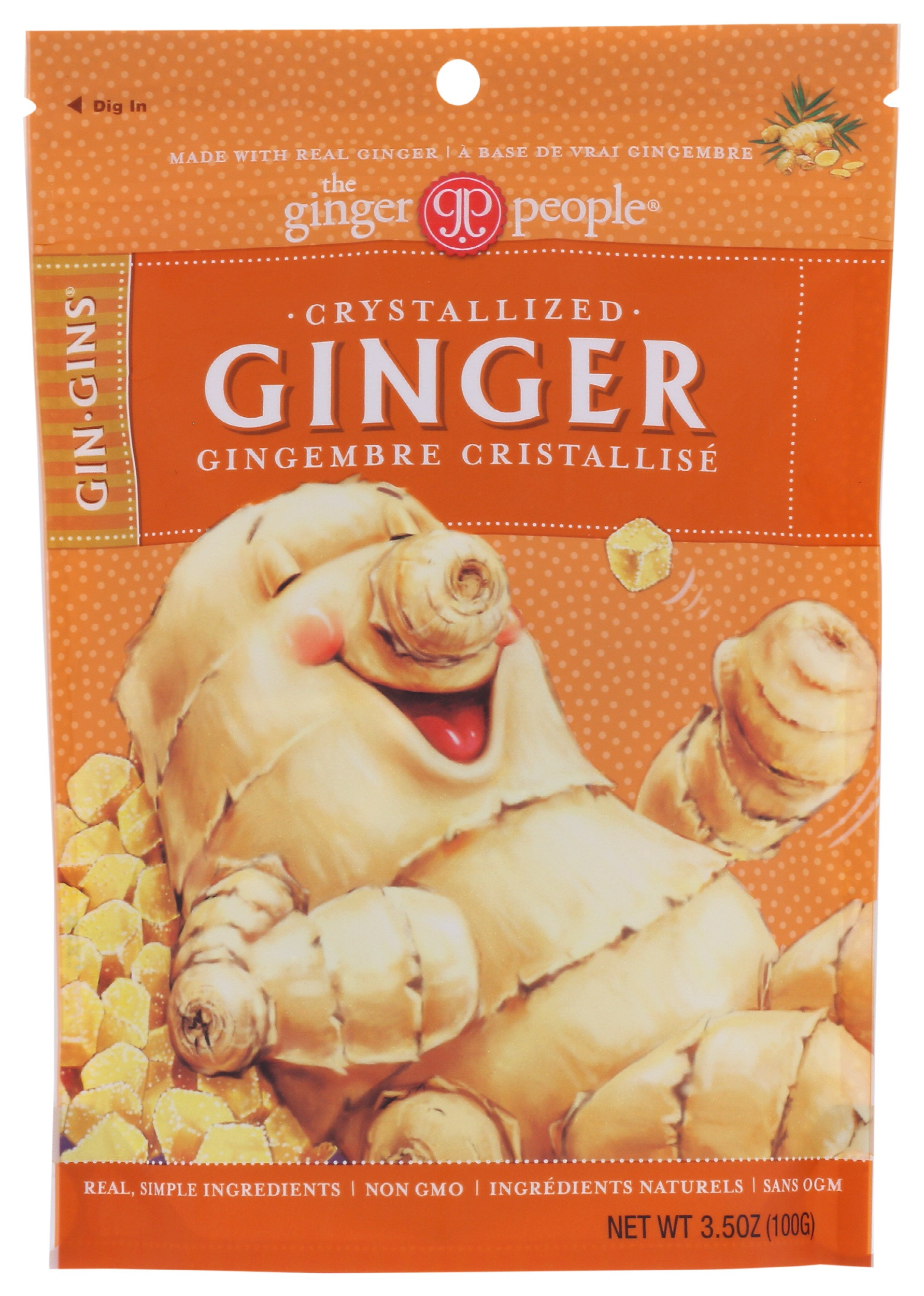 The Ginger People Gin Gins Crystallized Ginger Candy