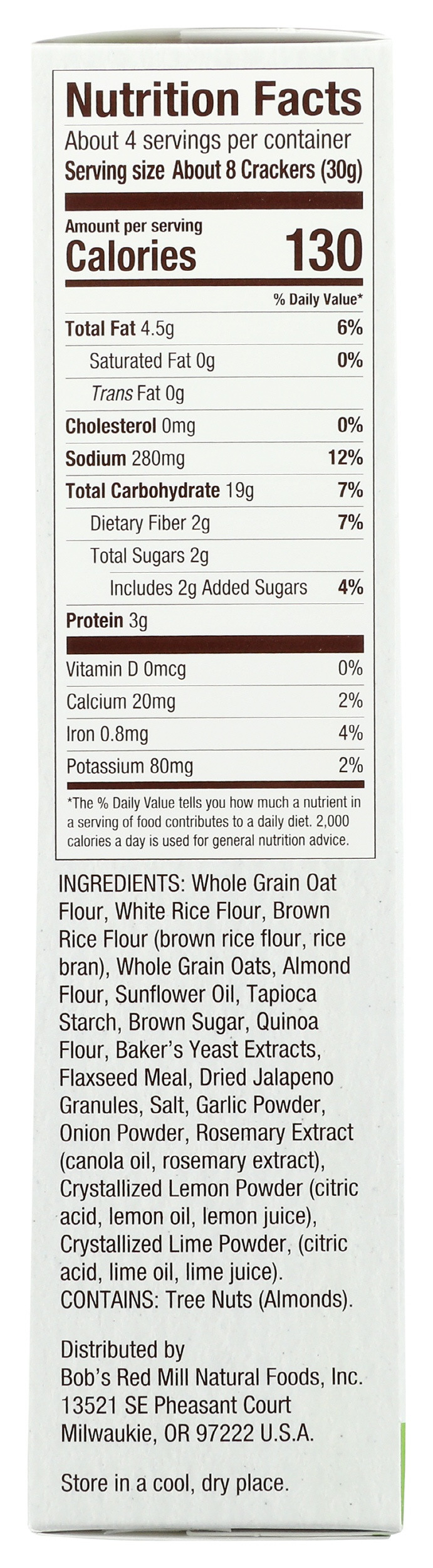 Bob's Red Mill Oat Crackers