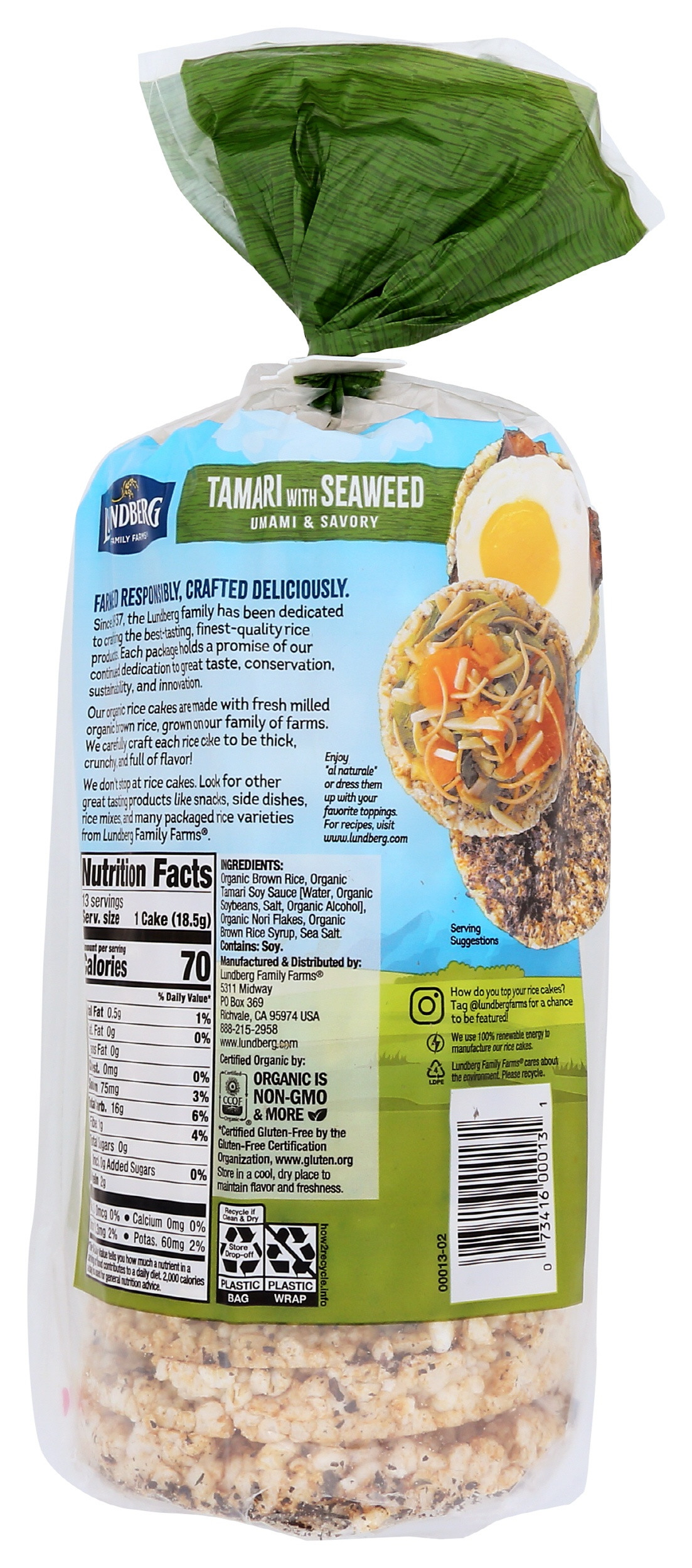 Lundberg Organic Rice Cakes