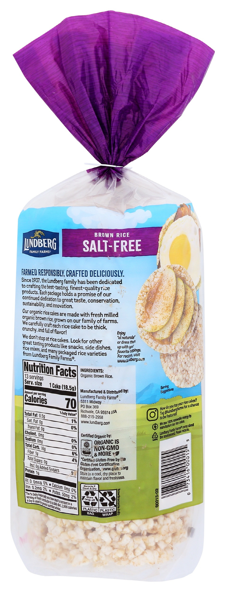 Lundberg Organic Rice Cakes