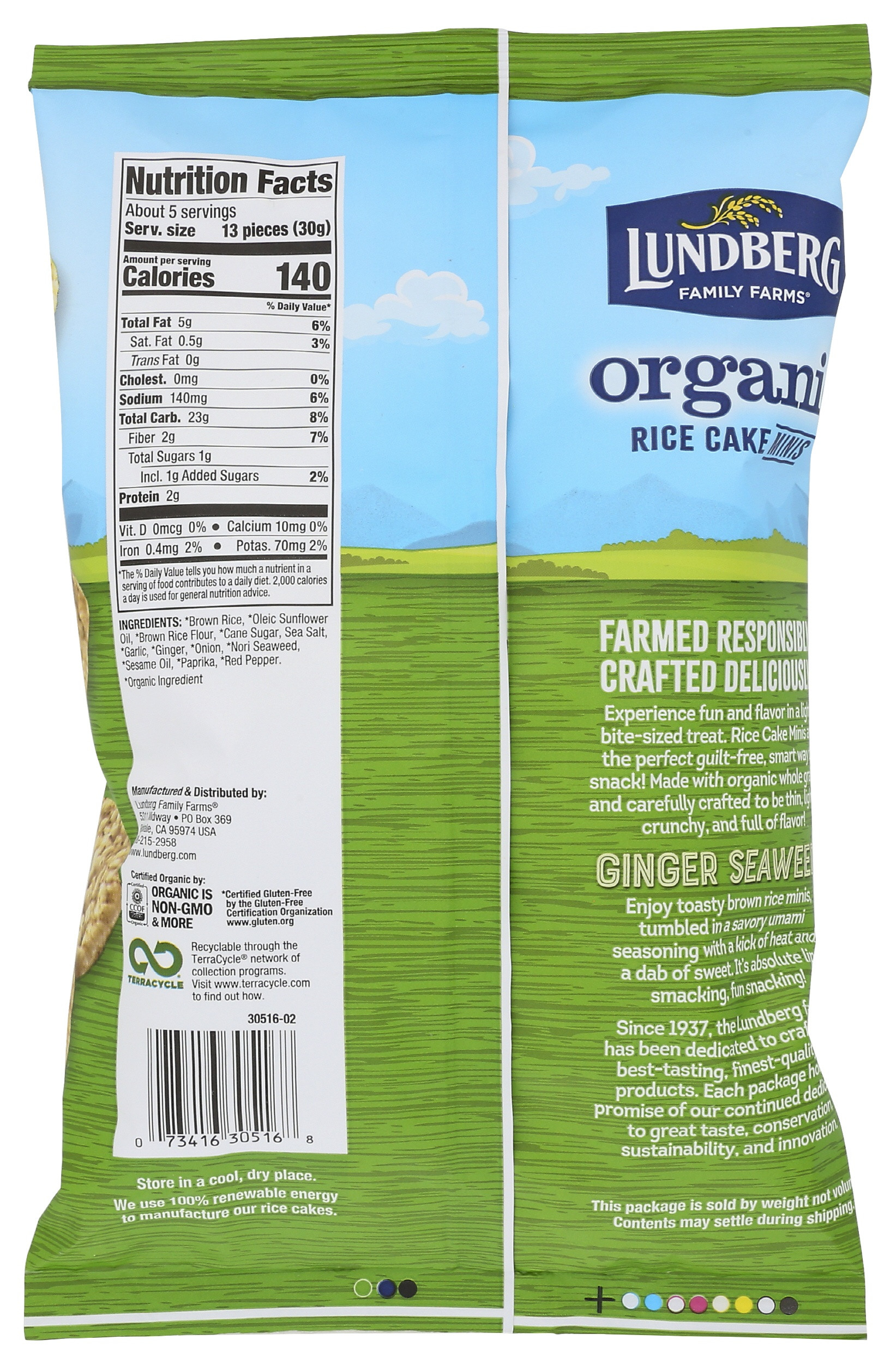 Lundberg Organic Rice Cakes Minis