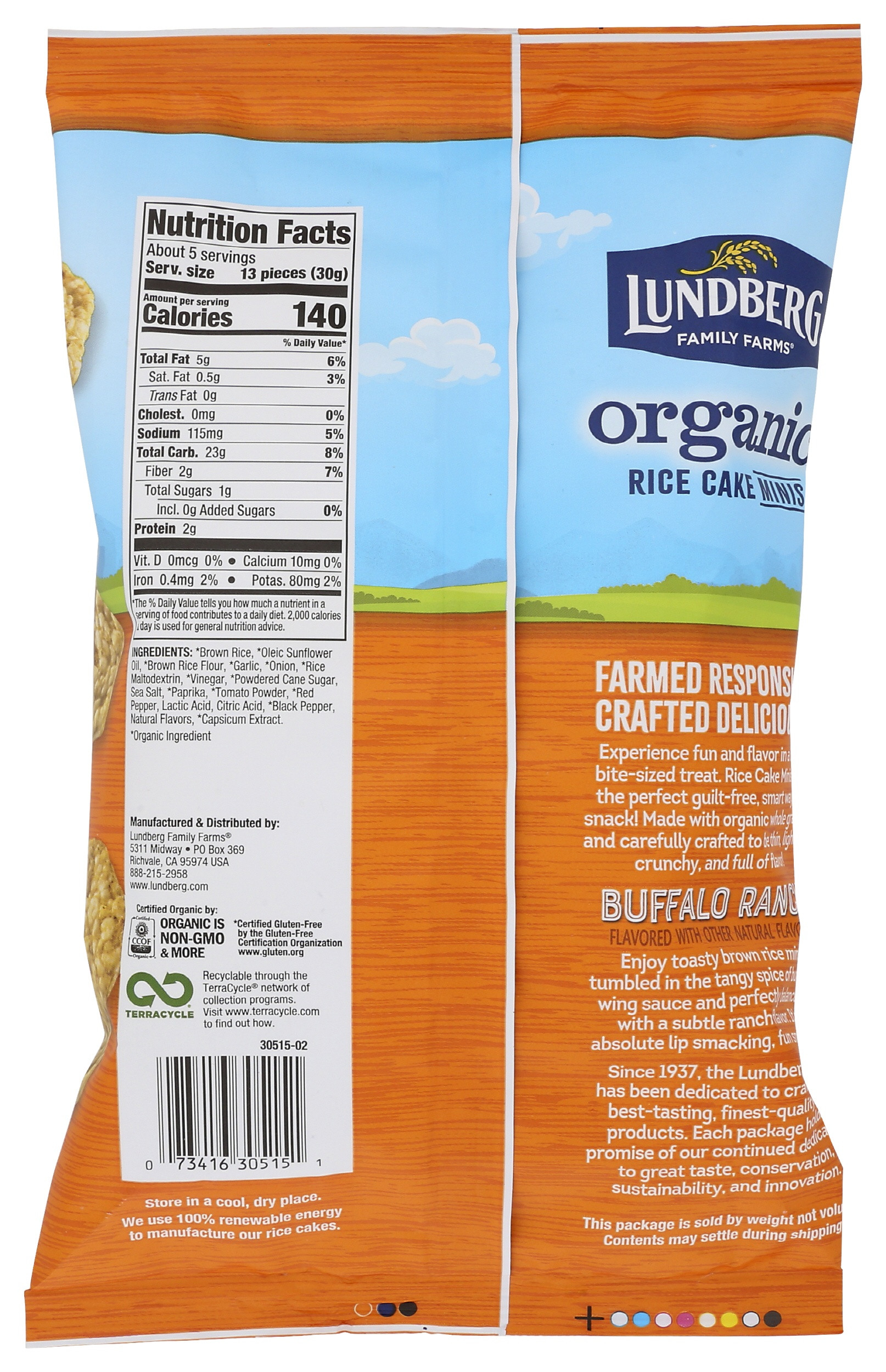 Lundberg Organic Rice Cakes Minis