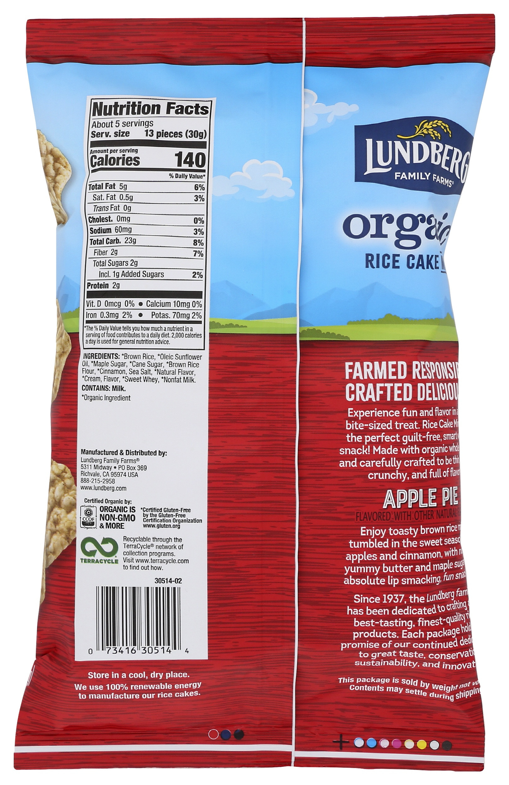 Lundberg Organic Rice Cakes Minis