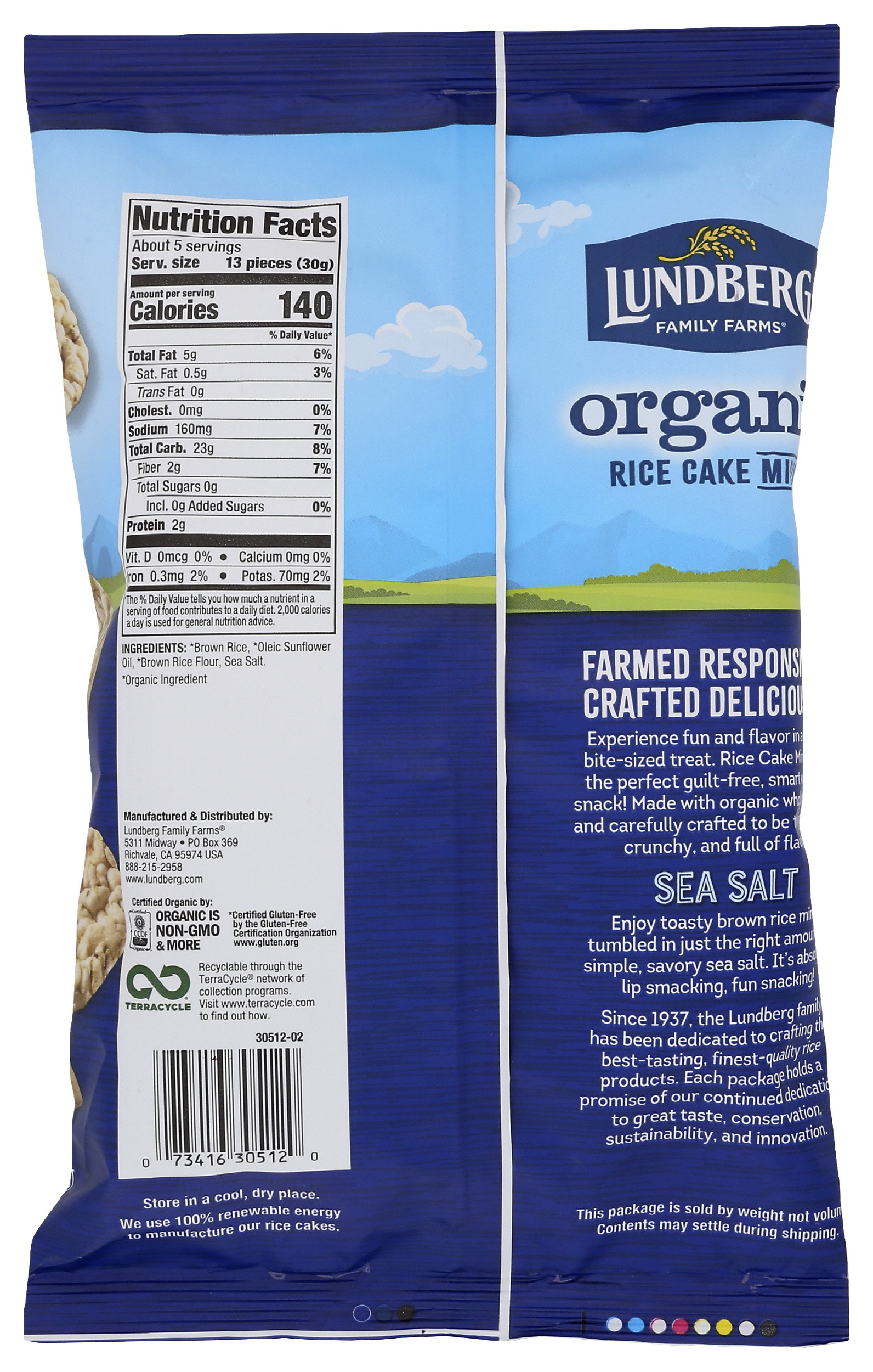 Lundberg Organic Rice Cakes Minis