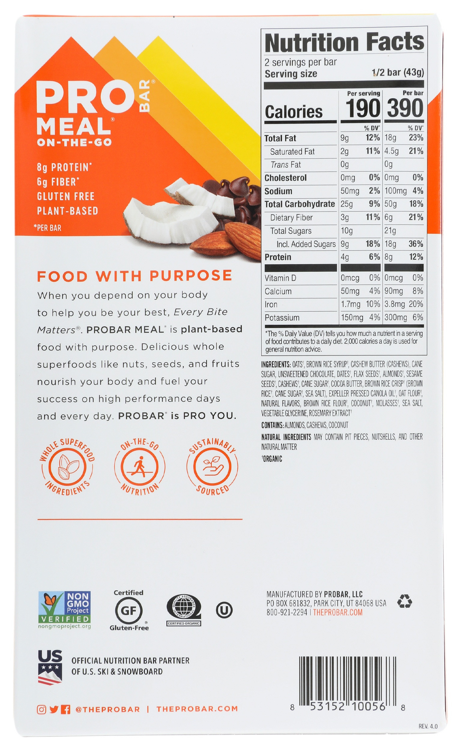 PROBAR Meal Replacement Bars