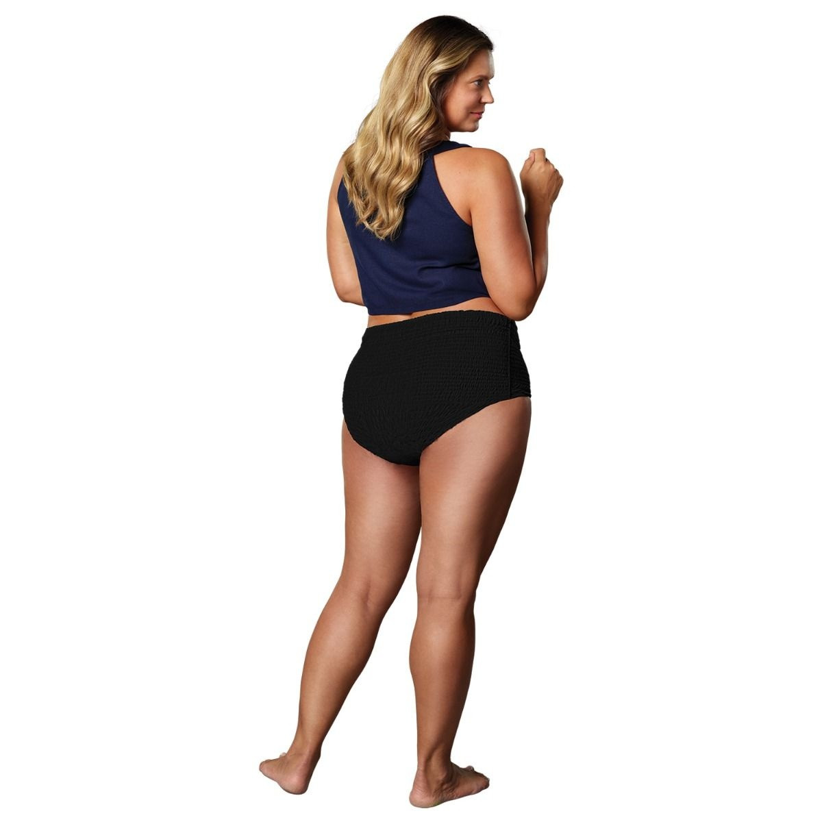 FitRight Fresh Start Incontinence Underwear, Black