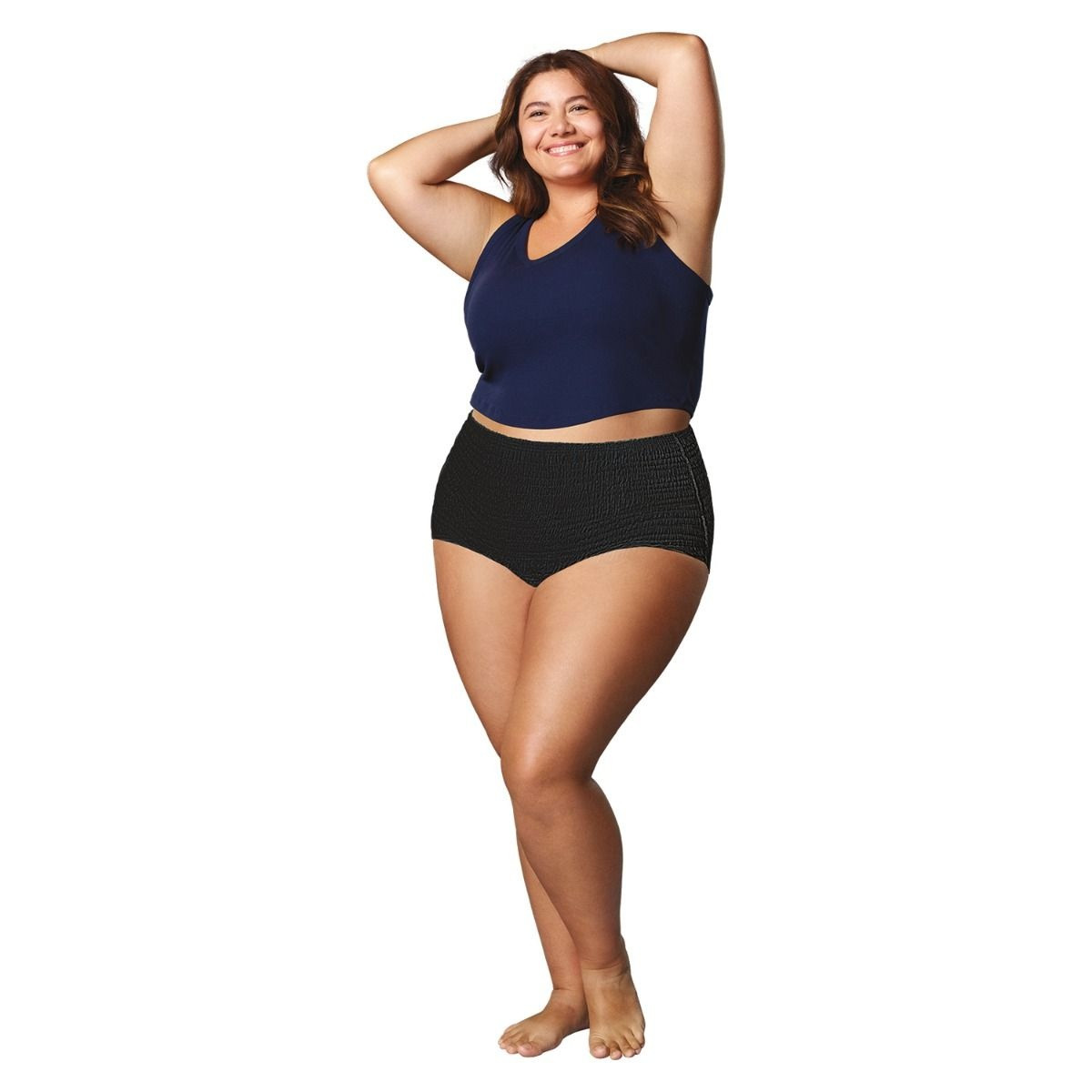 FitRight Fresh Start Incontinence Underwear, Black