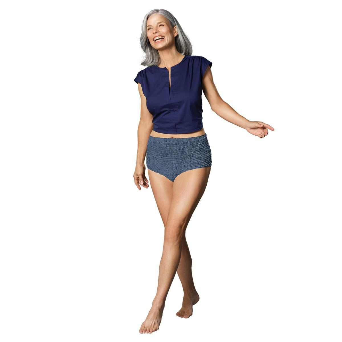 FitRight Fresh Start Incontinence Underwear, Blue