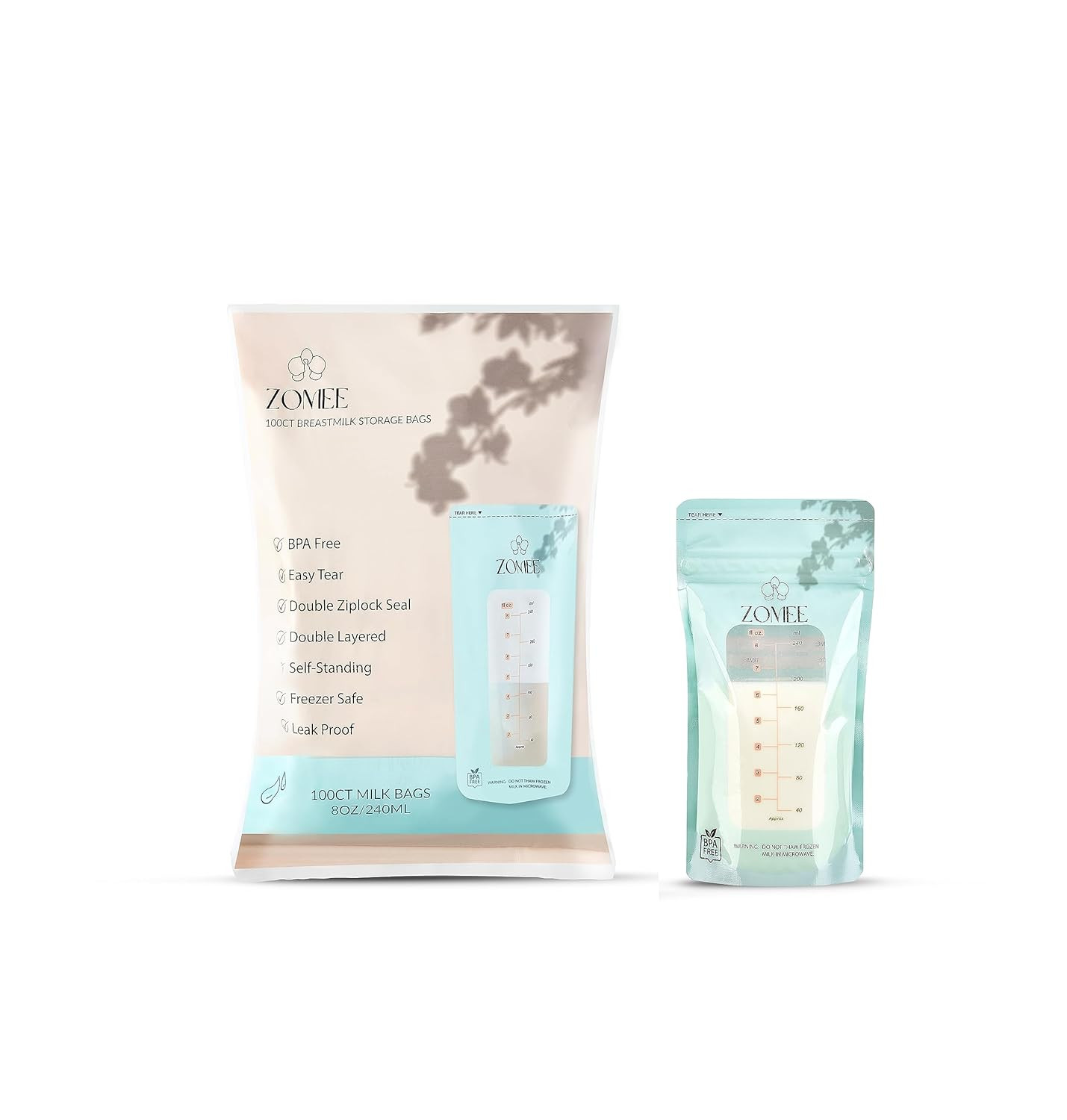 Zomee Breast Milk Storage Bags
