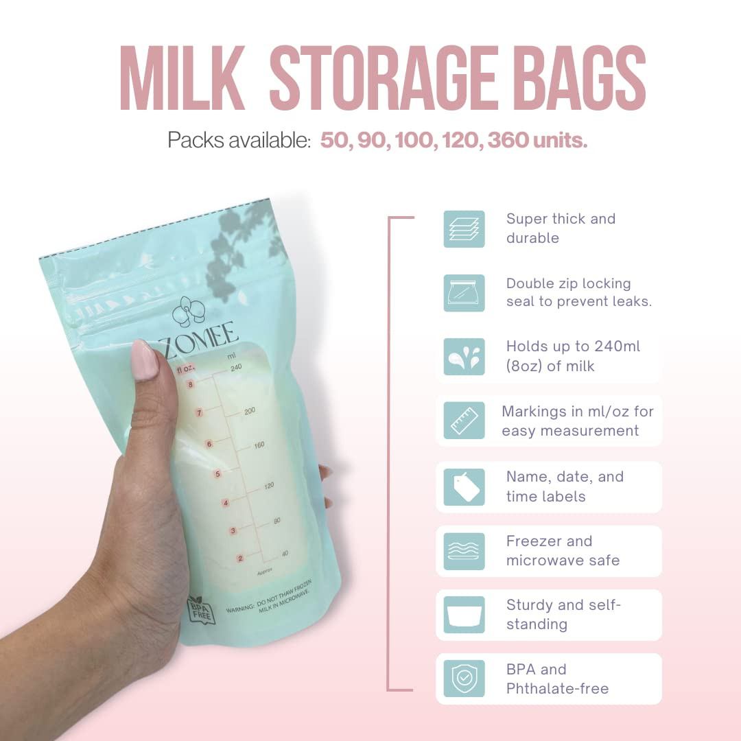 Zomee Breast Milk Storage Bags
