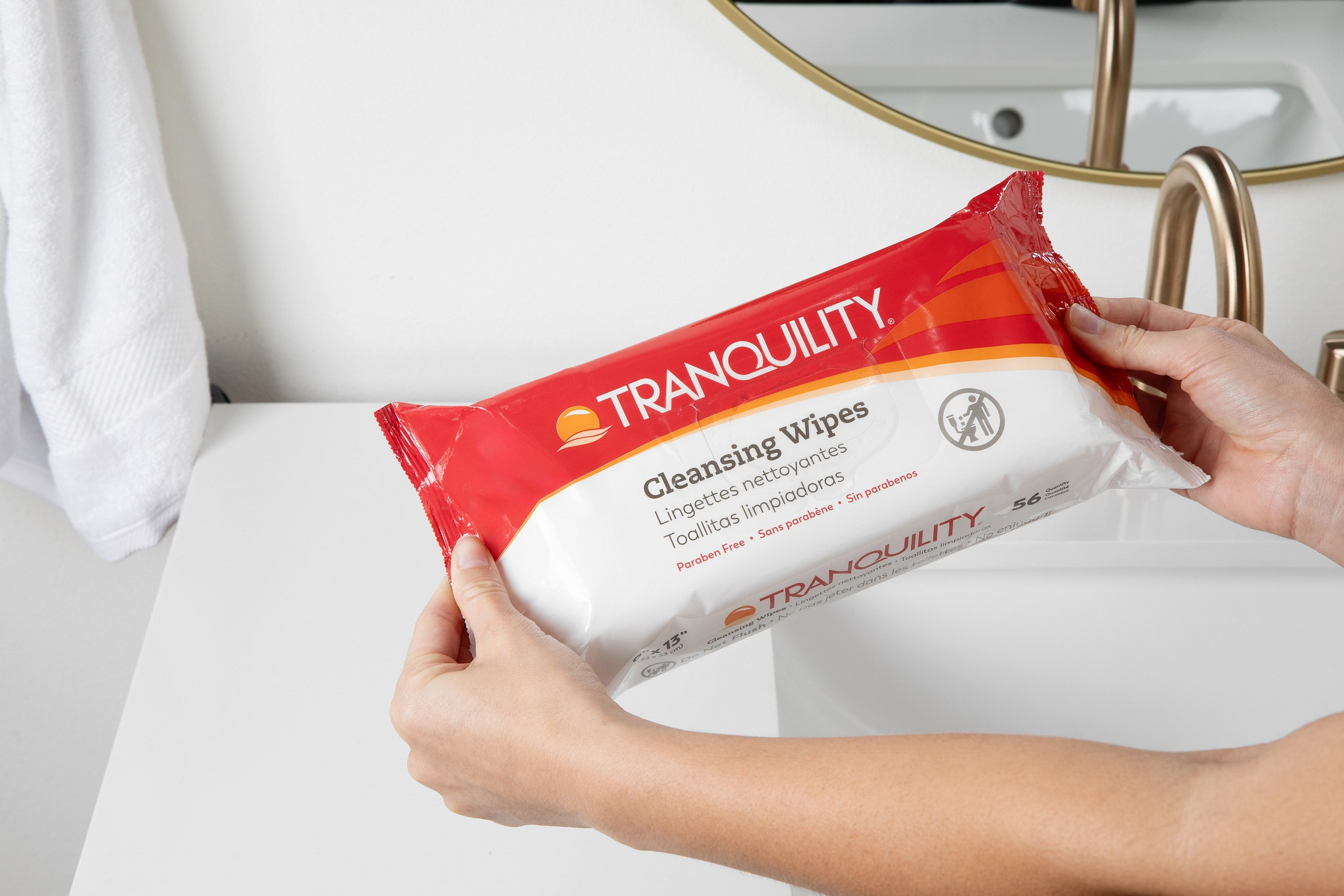 Tranquility Premium Disposable Cleansing Wet Wipes