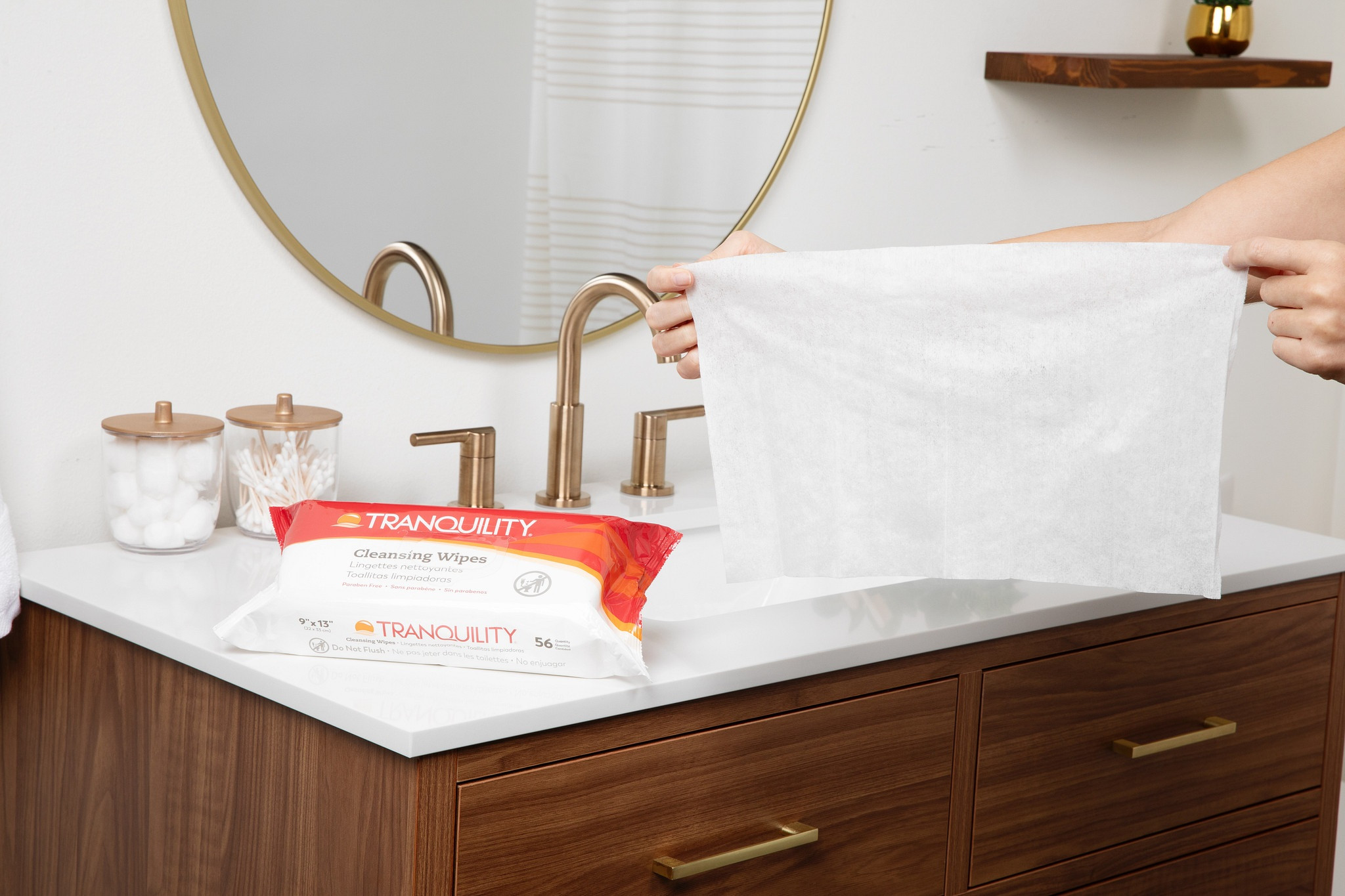 Tranquility Premium Disposable Cleansing Wet Wipes