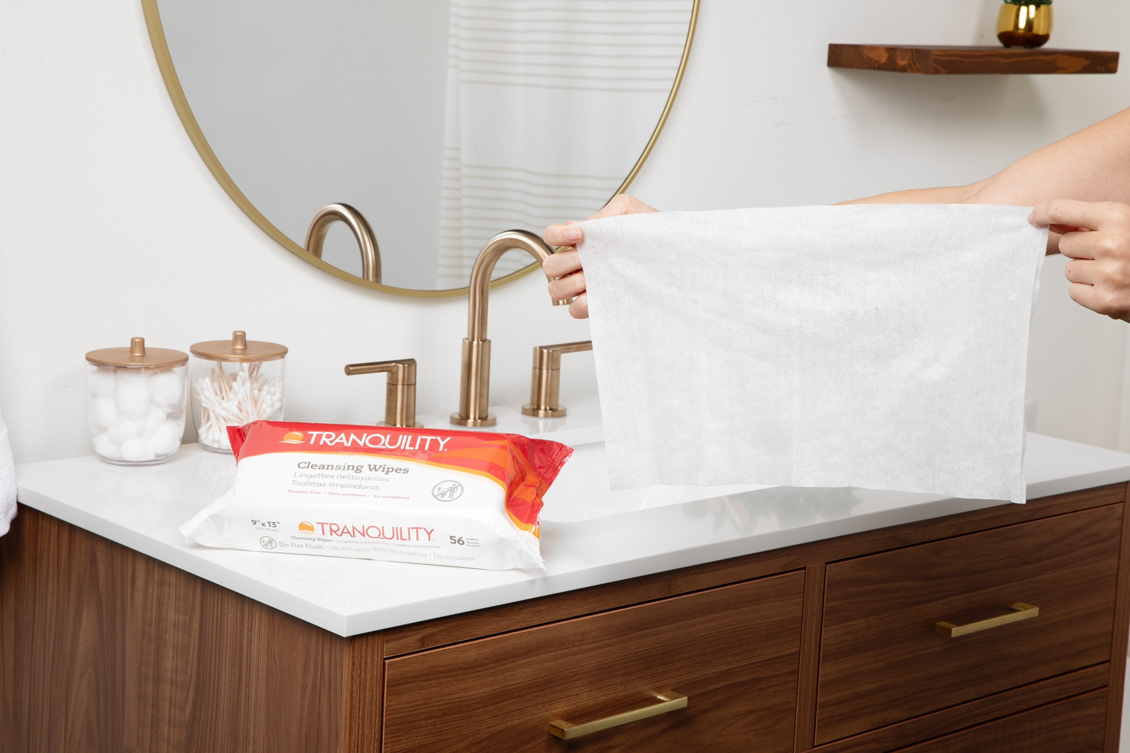 Tranquility Premium Disposable Cleansing Wet Wipes