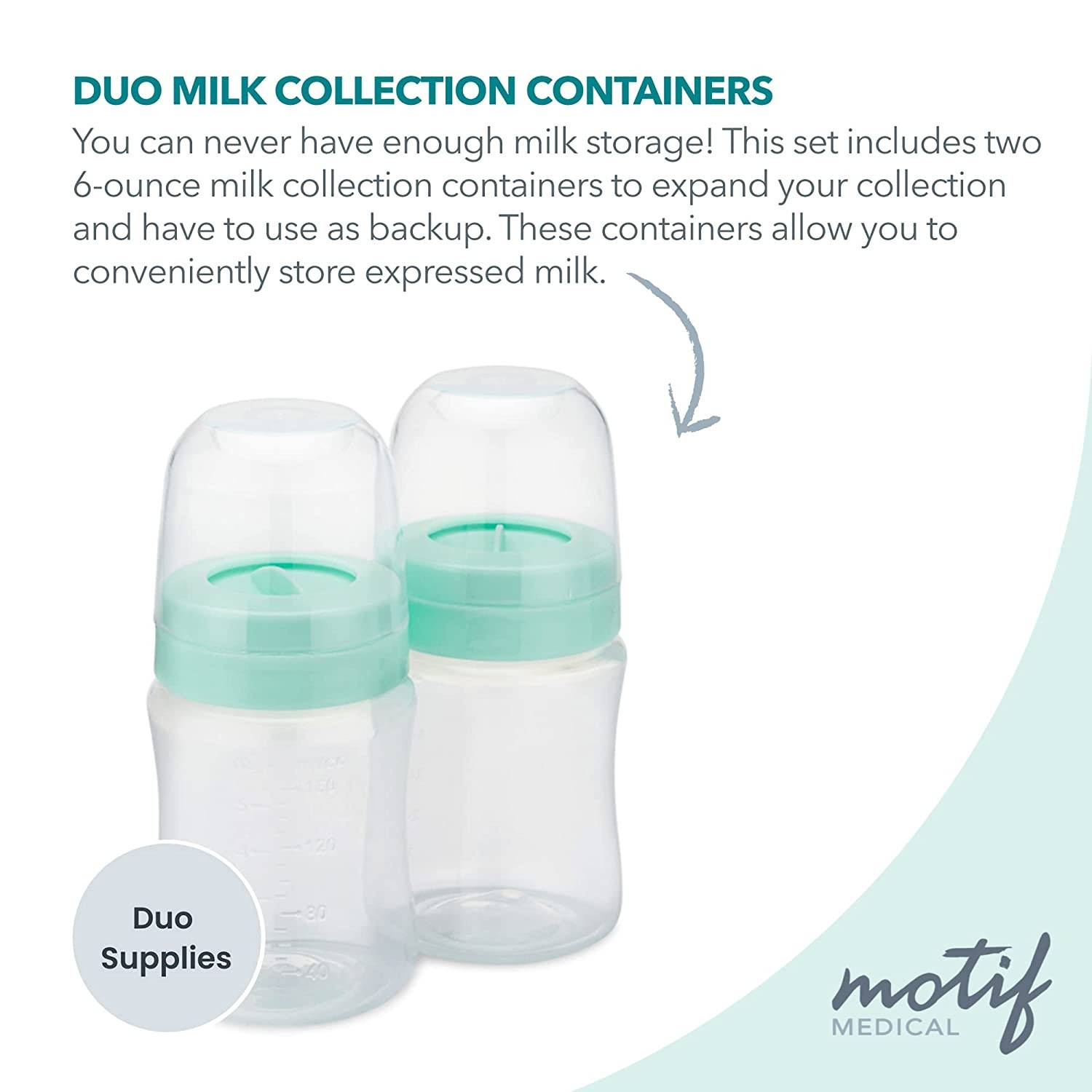 Motif Duo Milk Storage Containers