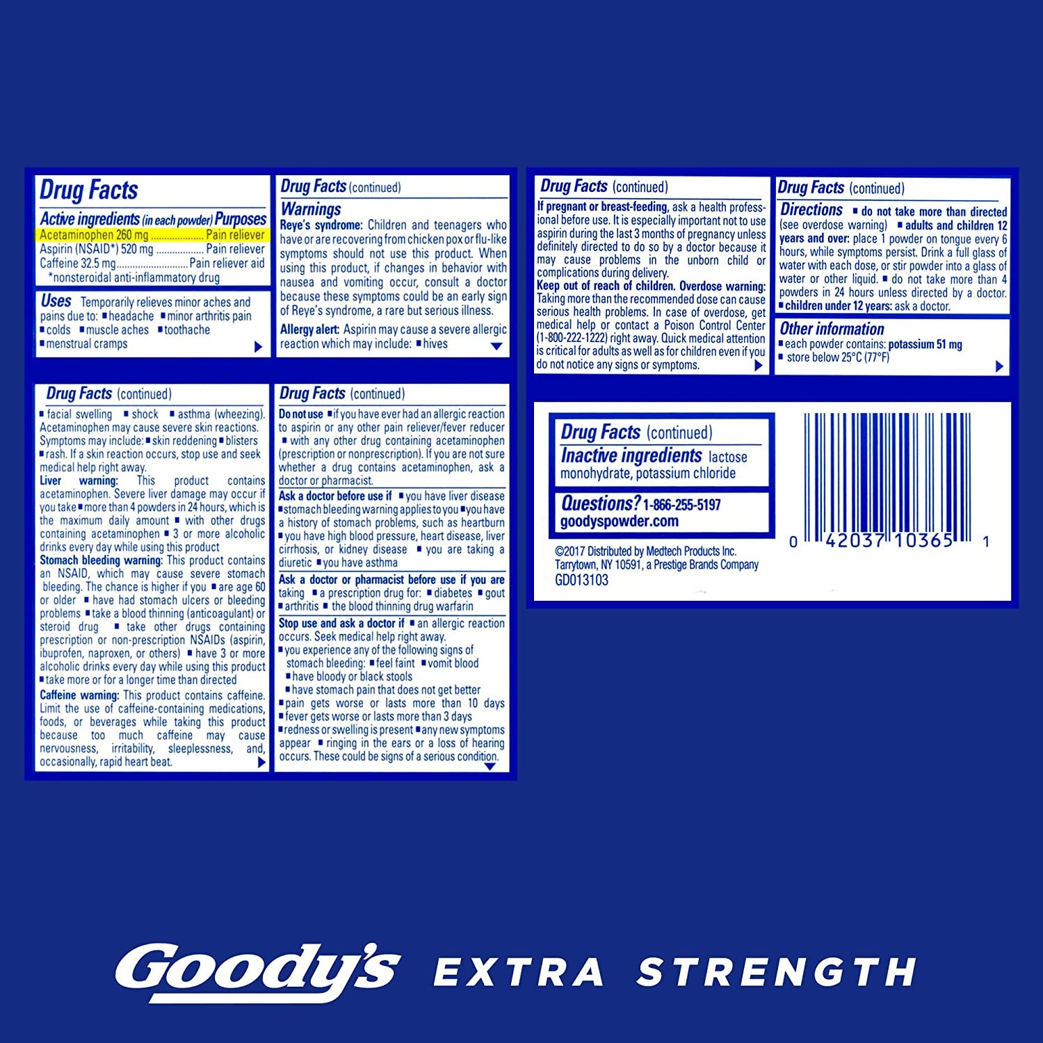 Goody's Extra Strength Headache Powder