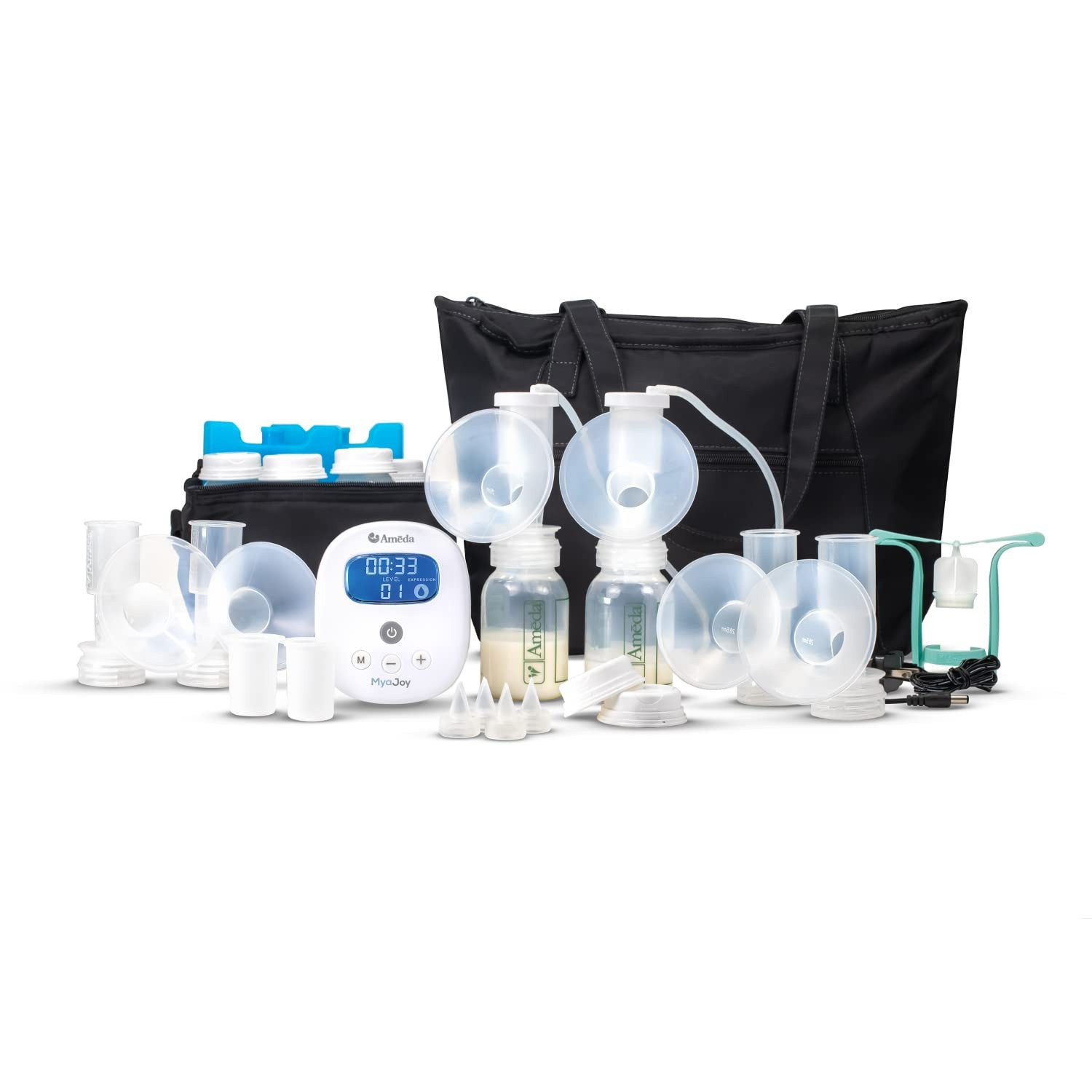 Ameda Mya Joy Plus Double Breast Pump with Deluxe Tote