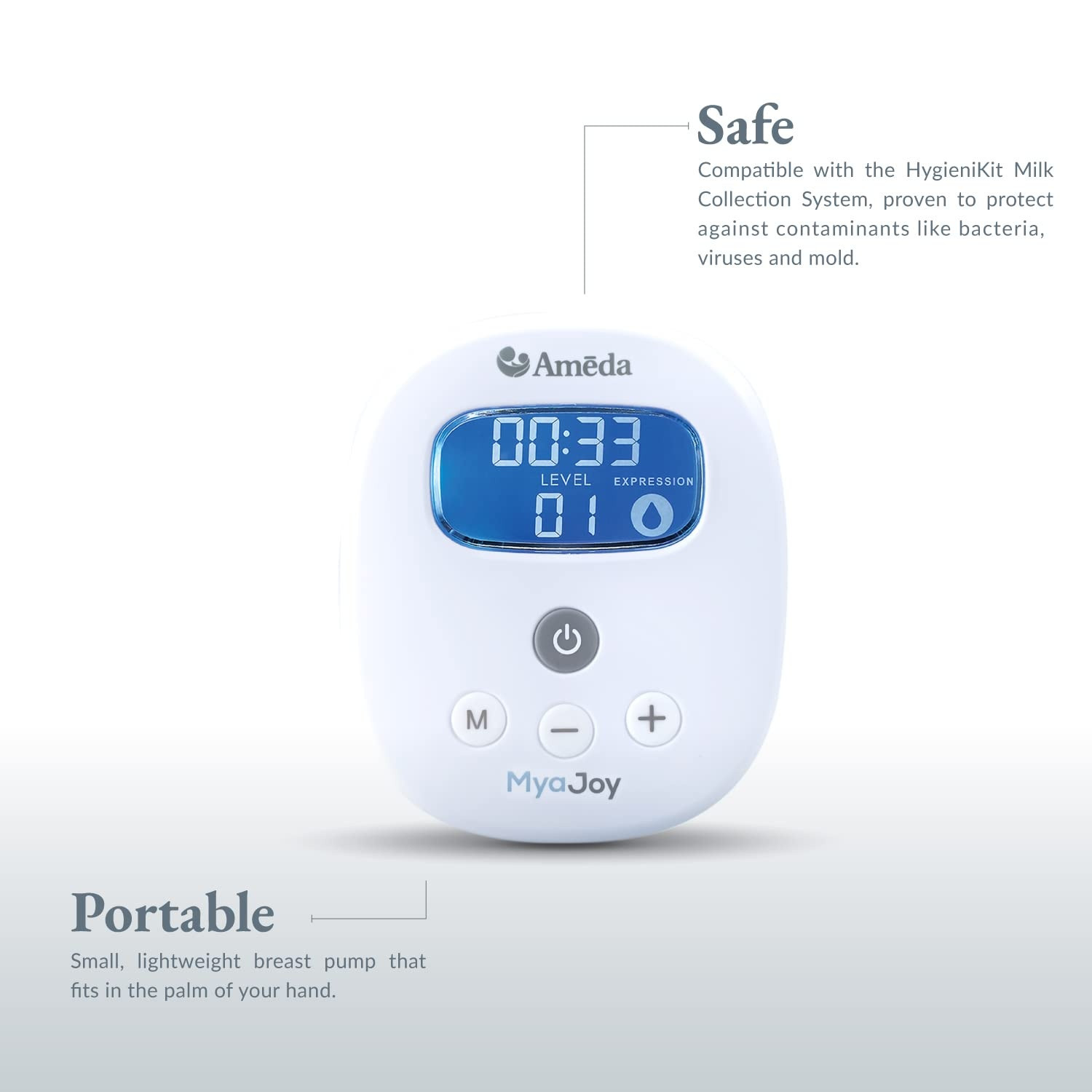 Ameda Mya Joy Plus Double Breast Pump with Deluxe Tote