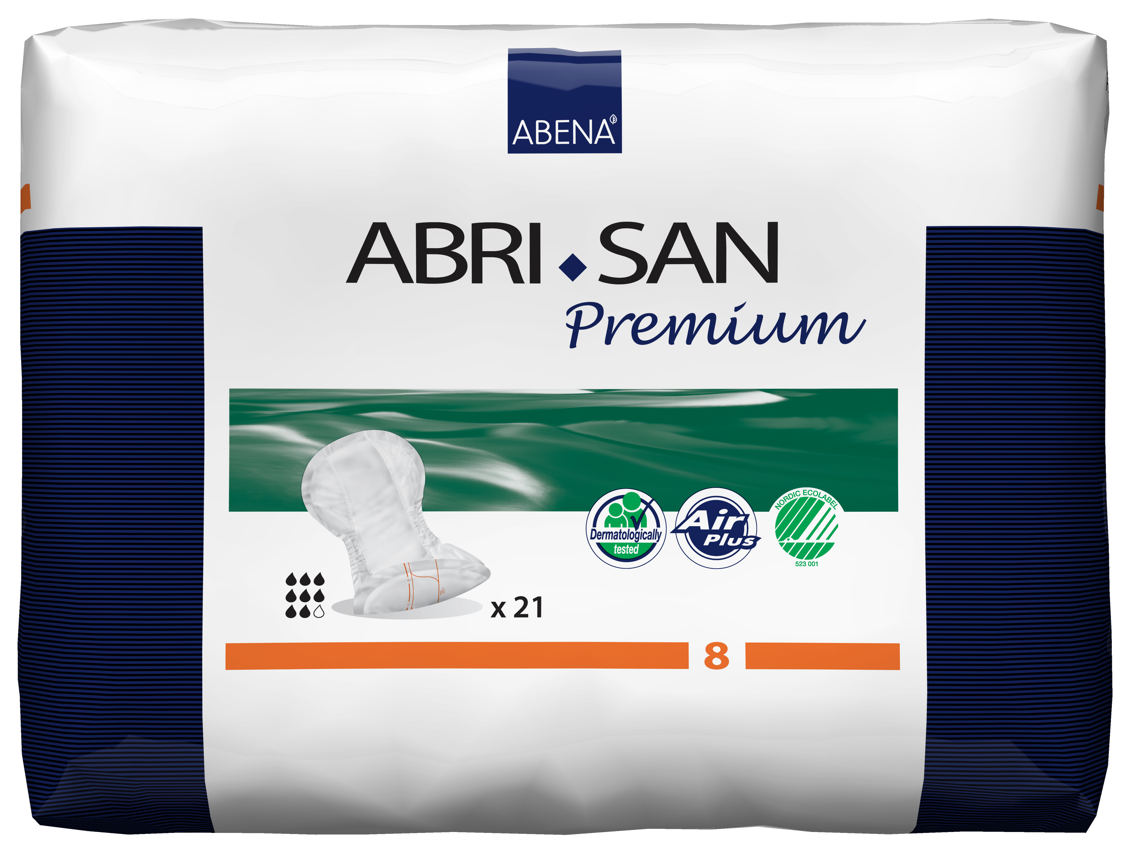 Abena Abri-San Pads, Size 8