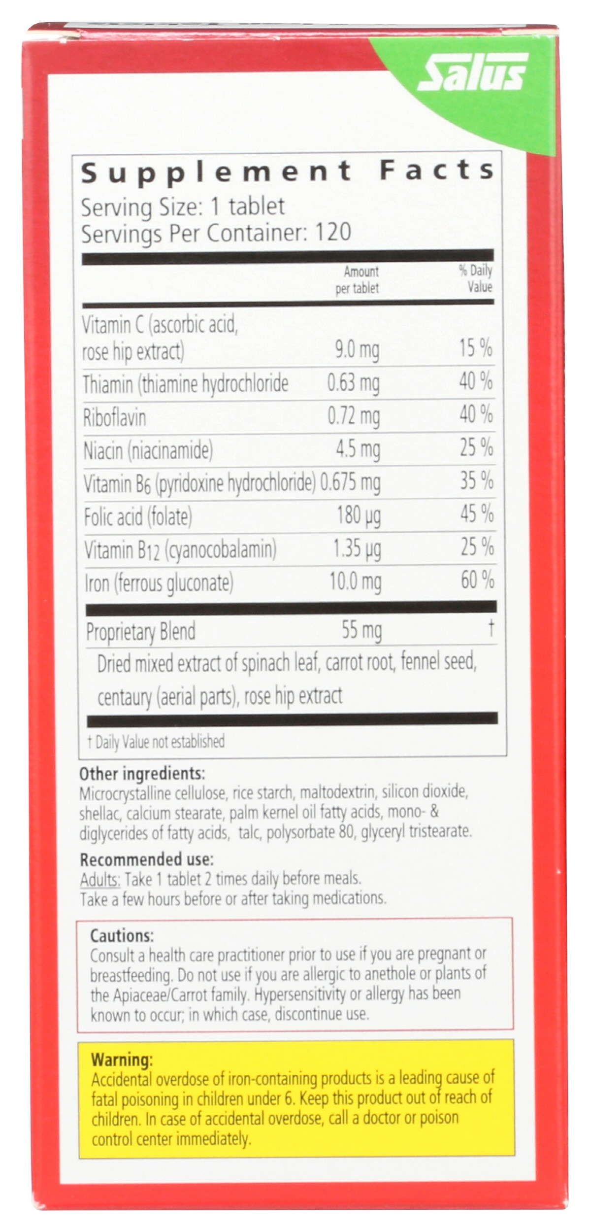 Floradix Iron Tablets