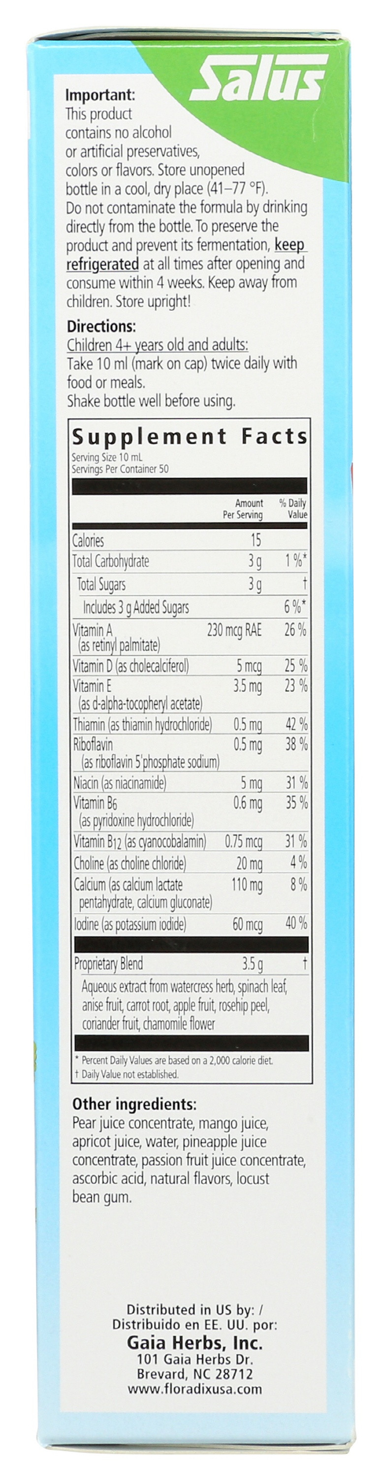 Floradix Kinder Love Liquid Supplement