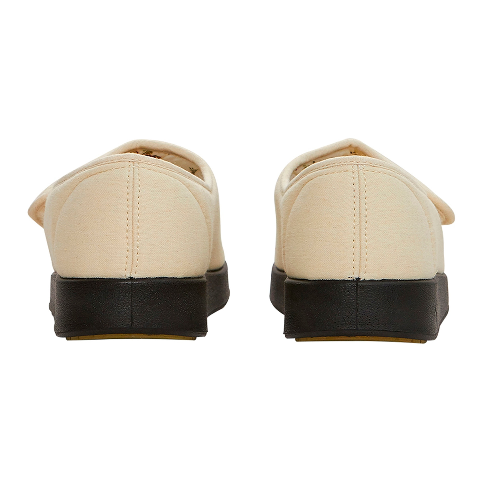 Silverts Women's Extra Wide Sandal, Beige