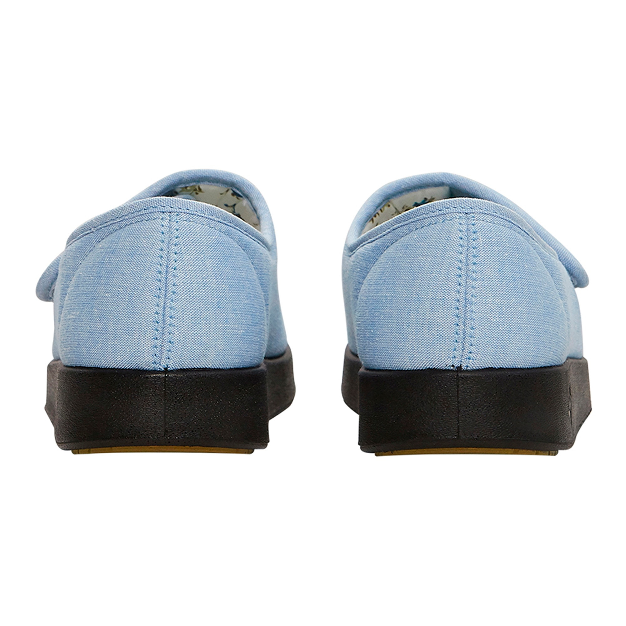 Silverts Women's Extra Wide Sandal, Denim