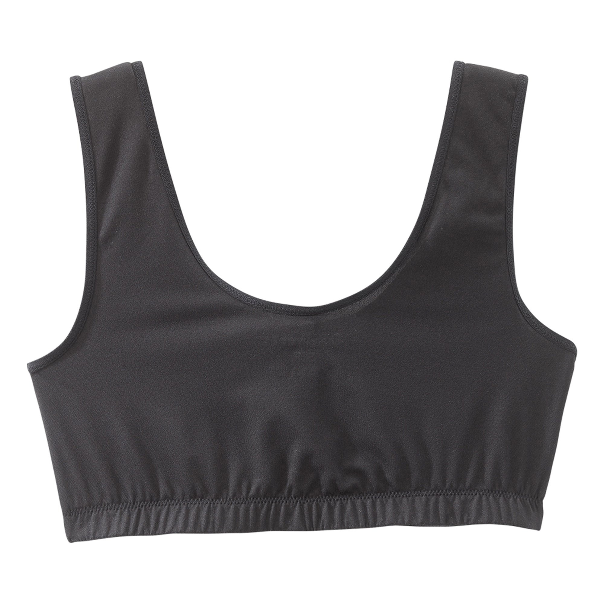 Silverts Women's Adaptive Front Snap Closure Bra, Black