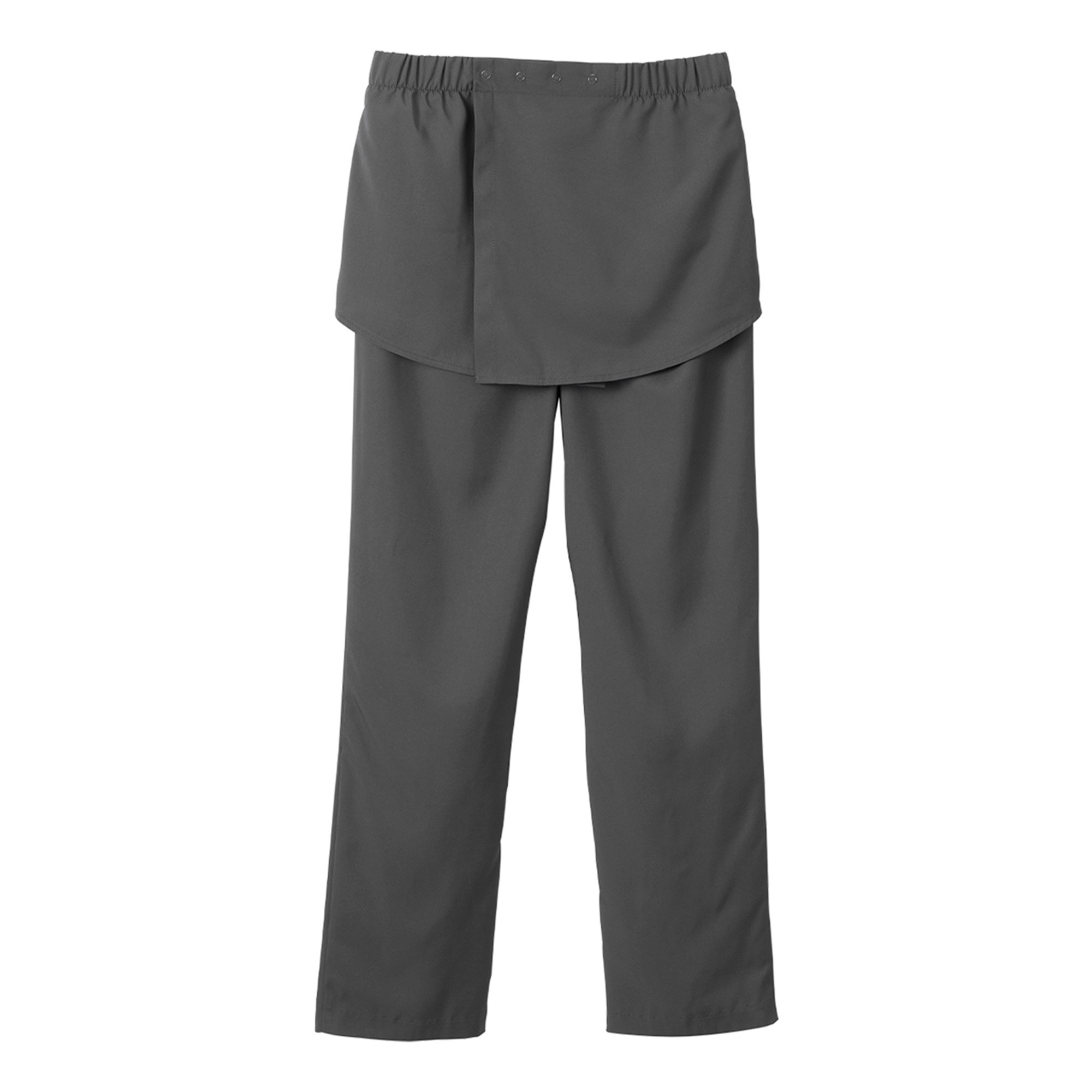Silverts Women's Open Back Gabardine Pant, Pewter