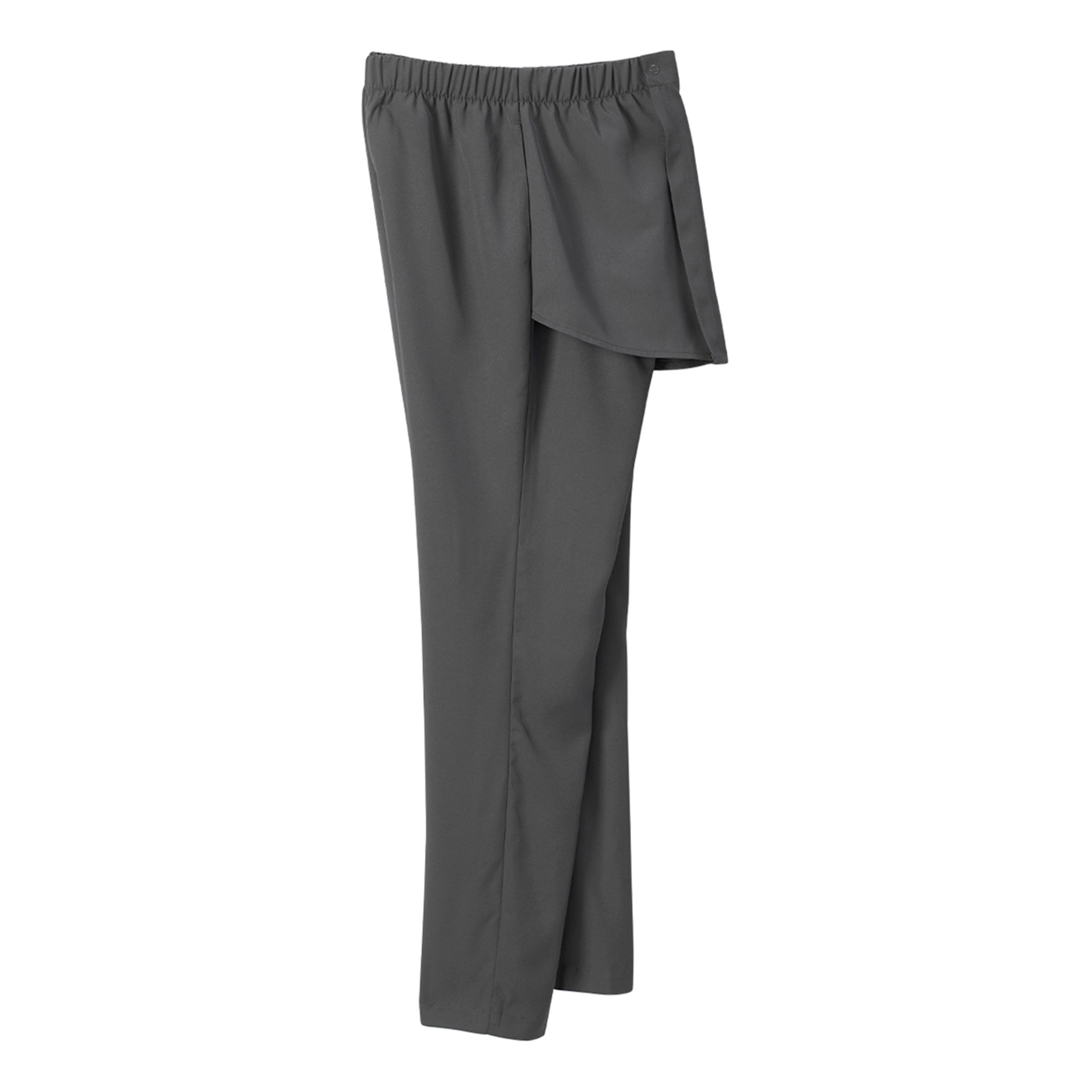 Silverts Women's Open Back Gabardine Pant, Pewter