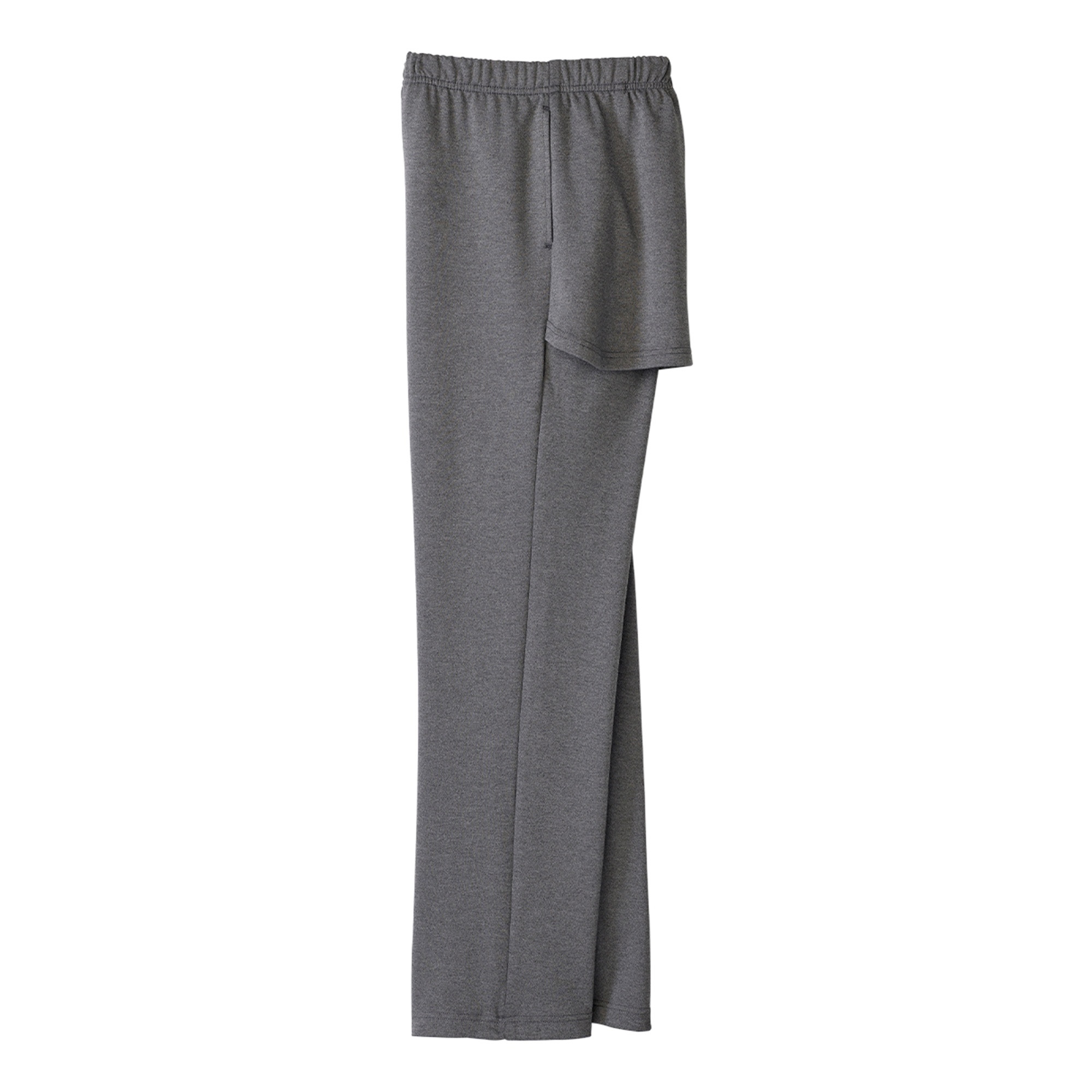 Silverts Women's Open Back Soft Knit Pant, Heather Gray