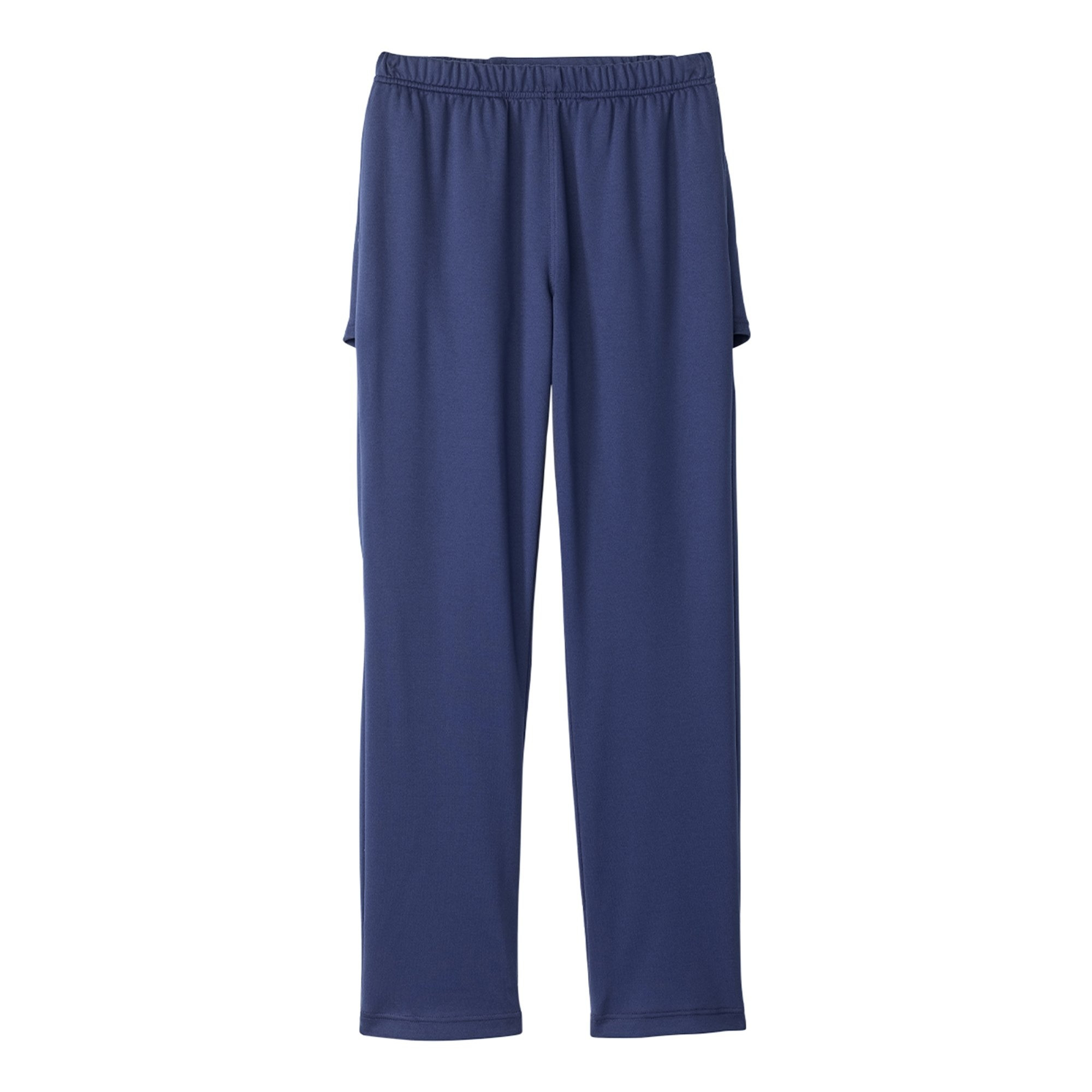 Silverts Women's Open Back Soft Knit Pant, Navy Blue