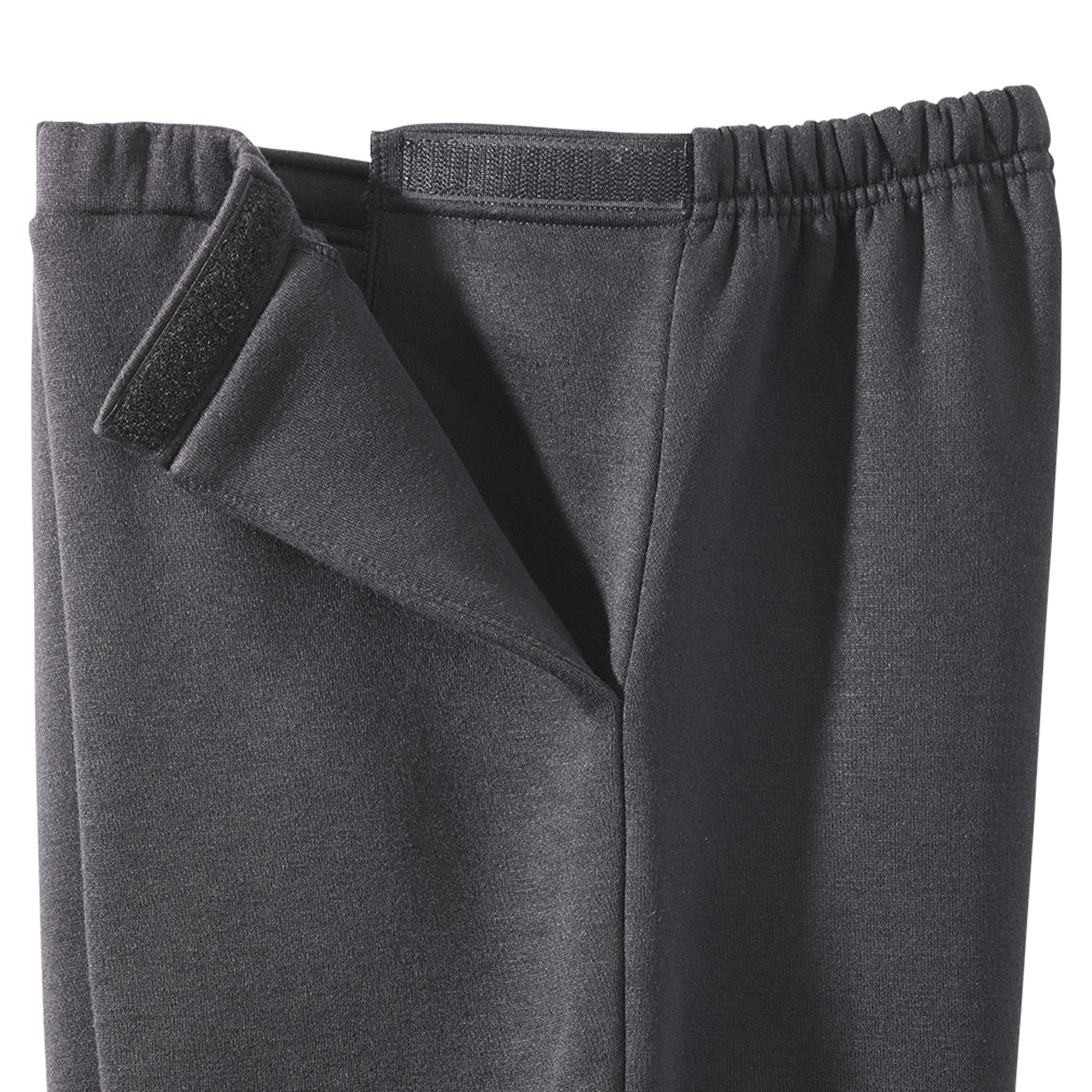 Silverts Women's Easy Touch Side Closure Pants, Black
