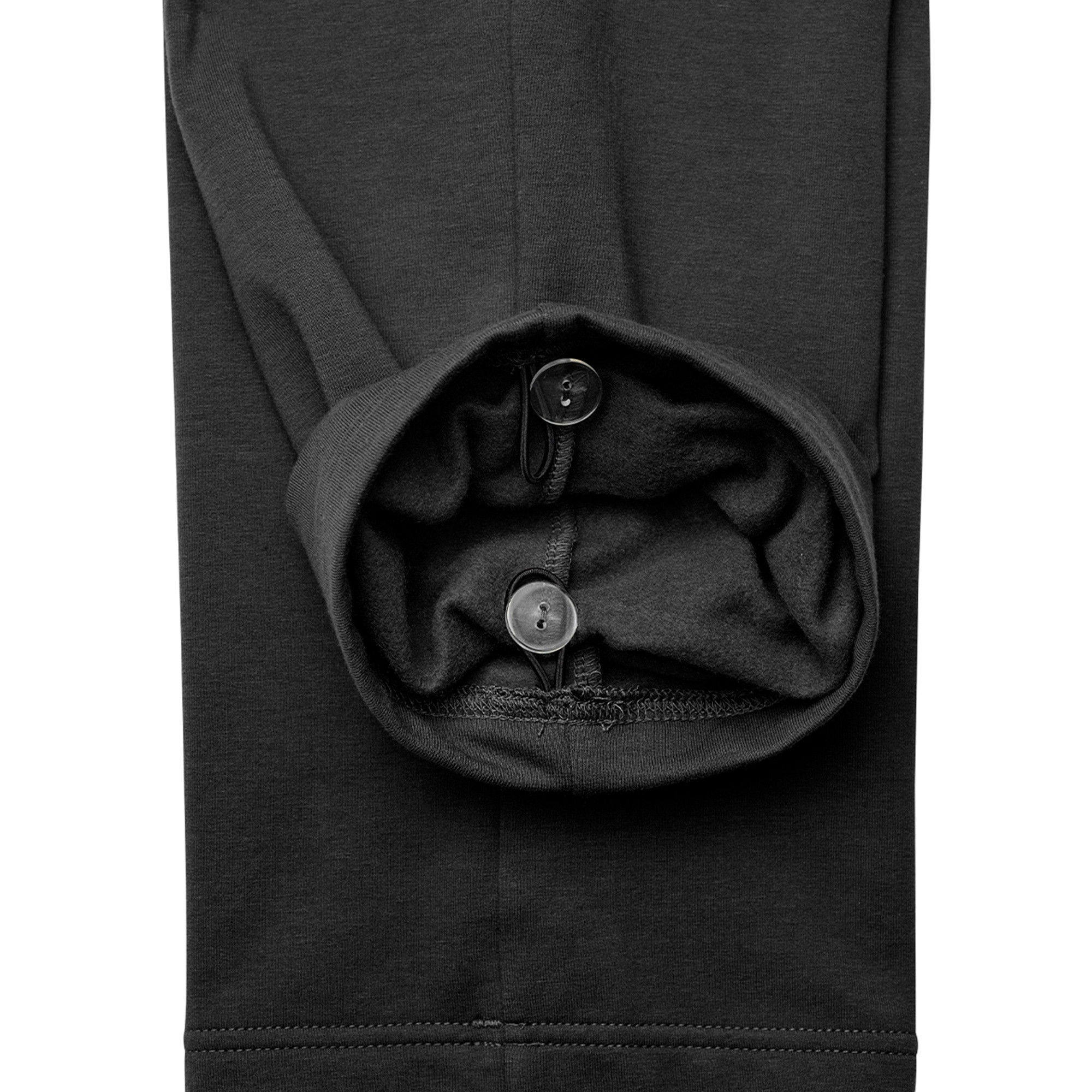 Silverts Women's Open Back Fleece Pant, Black