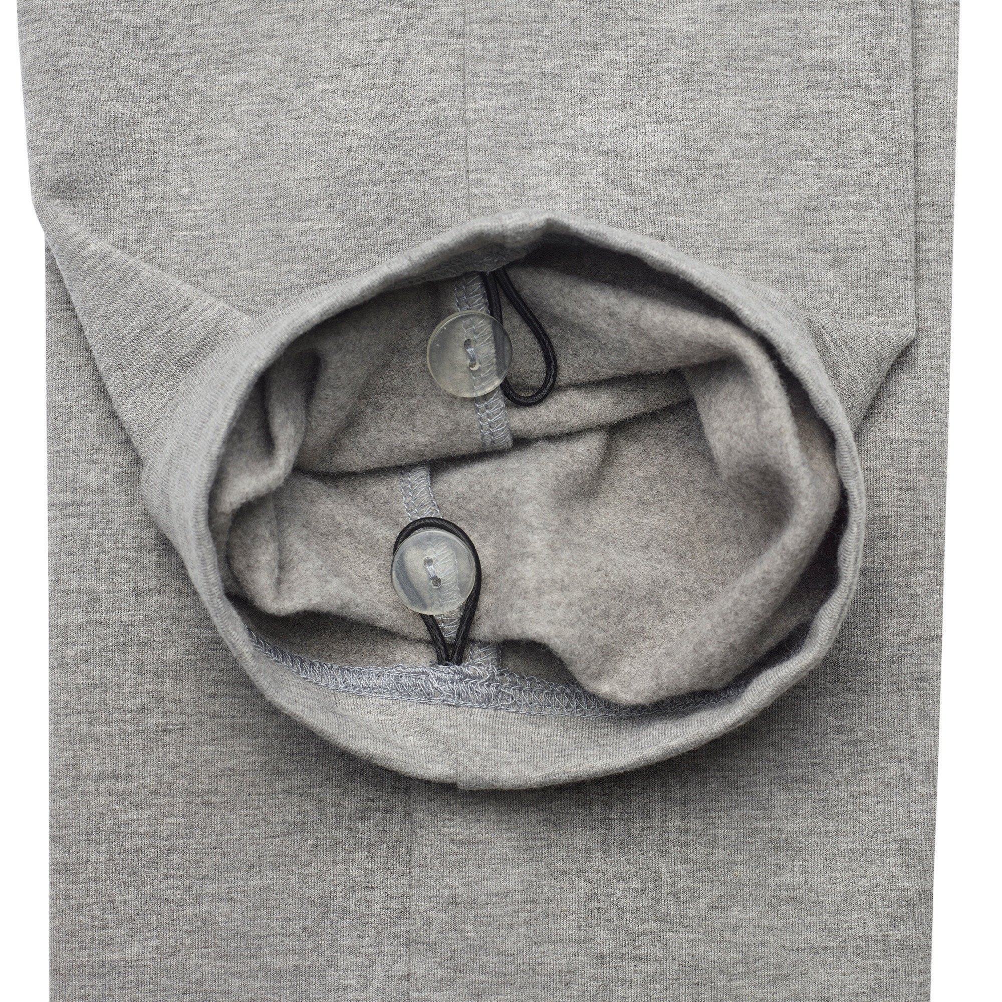 Silverts Women's Open Back Fleece Pant, Heather Gray