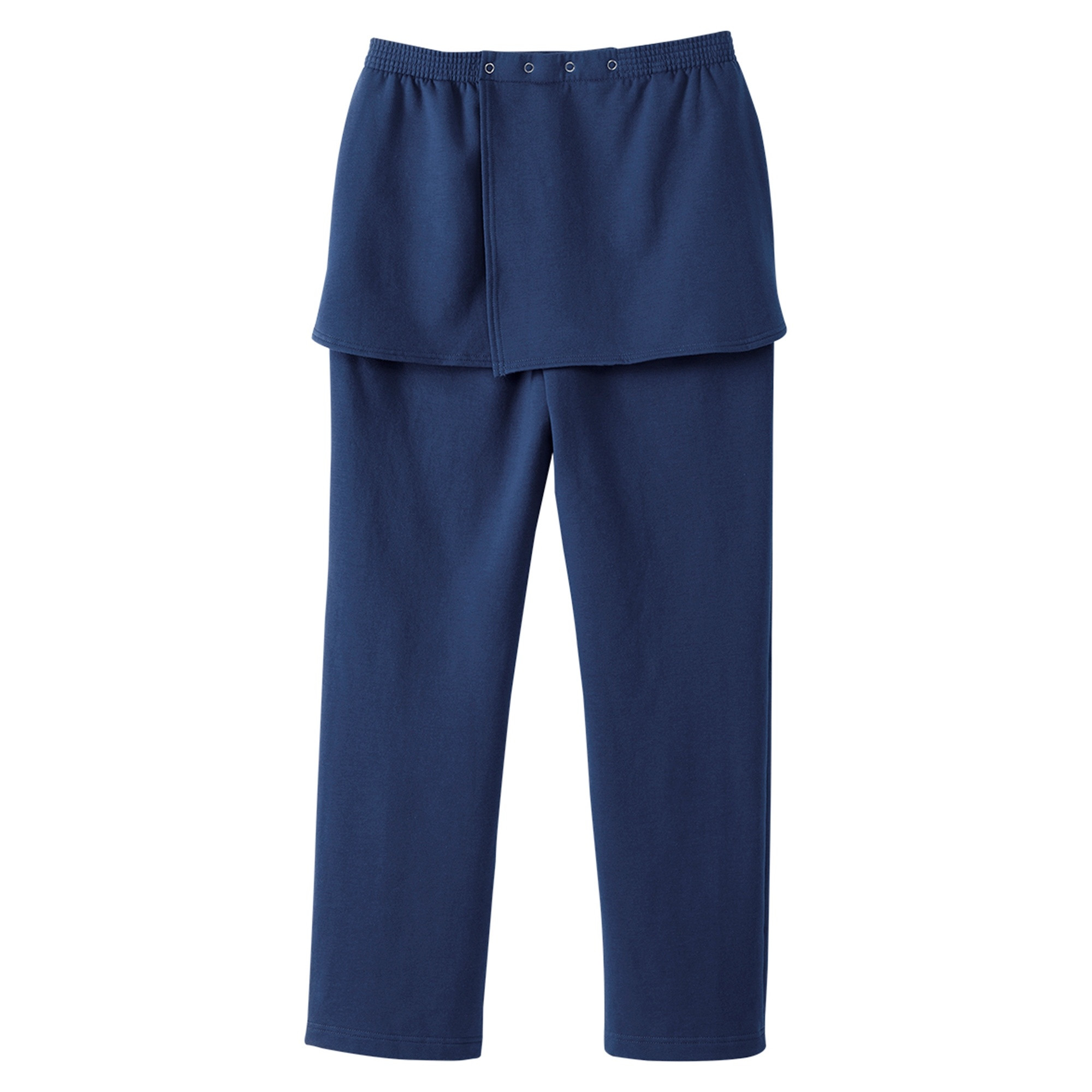 Silverts Women's Open Back Fleece Pant, Navy
