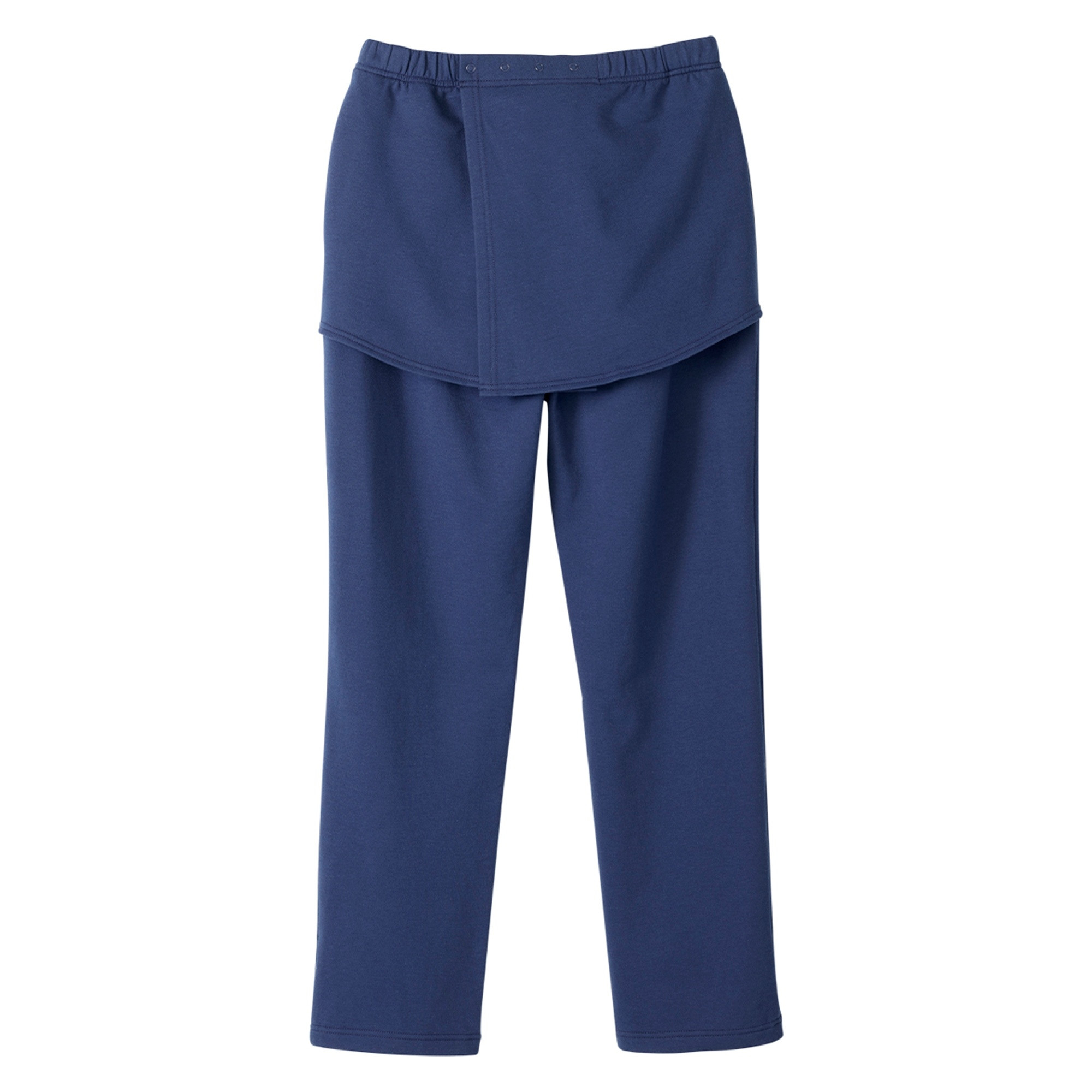 Silverts Men's Open Back Fleece Pant, Navy