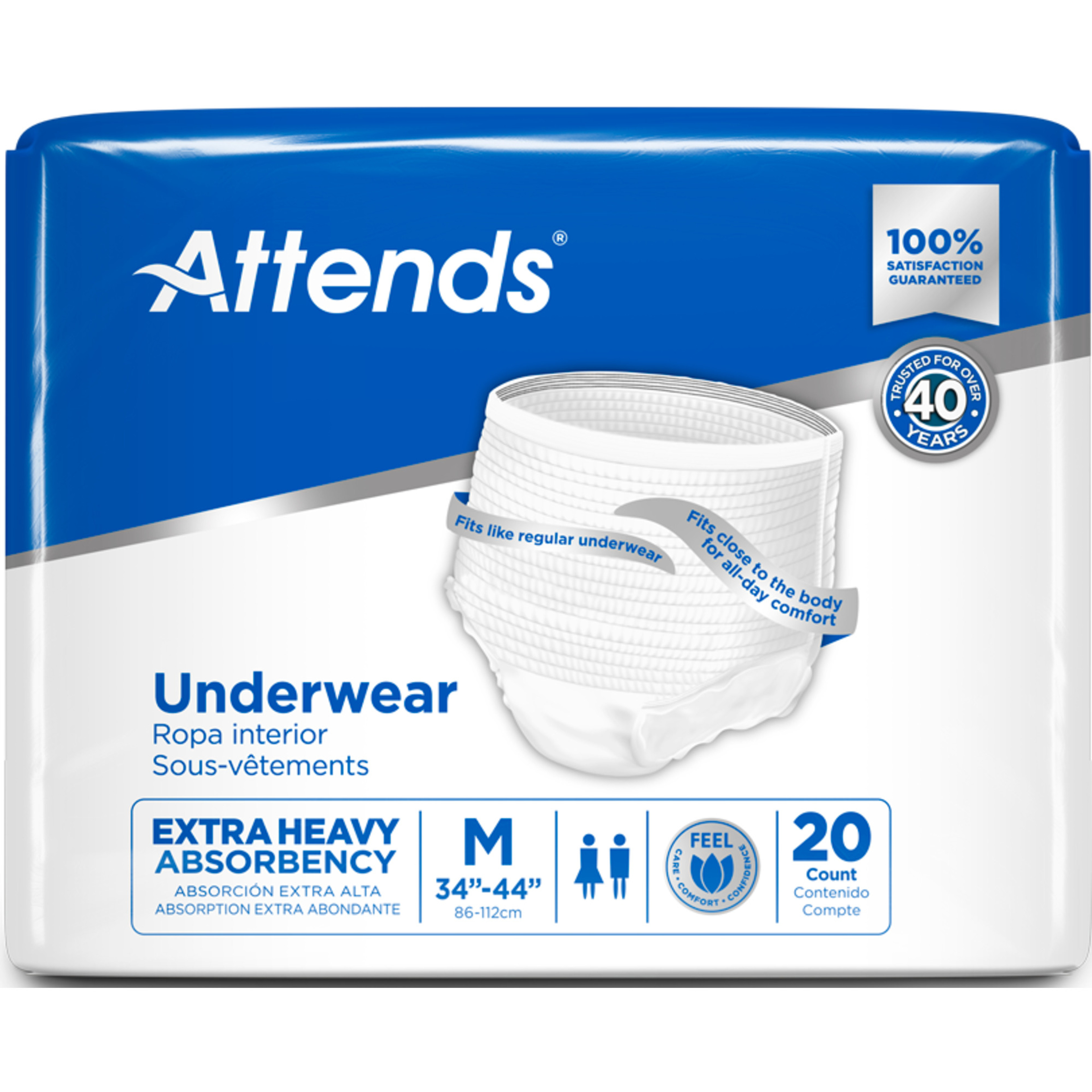 Attends Underwear, Extra Heavy Absorbency