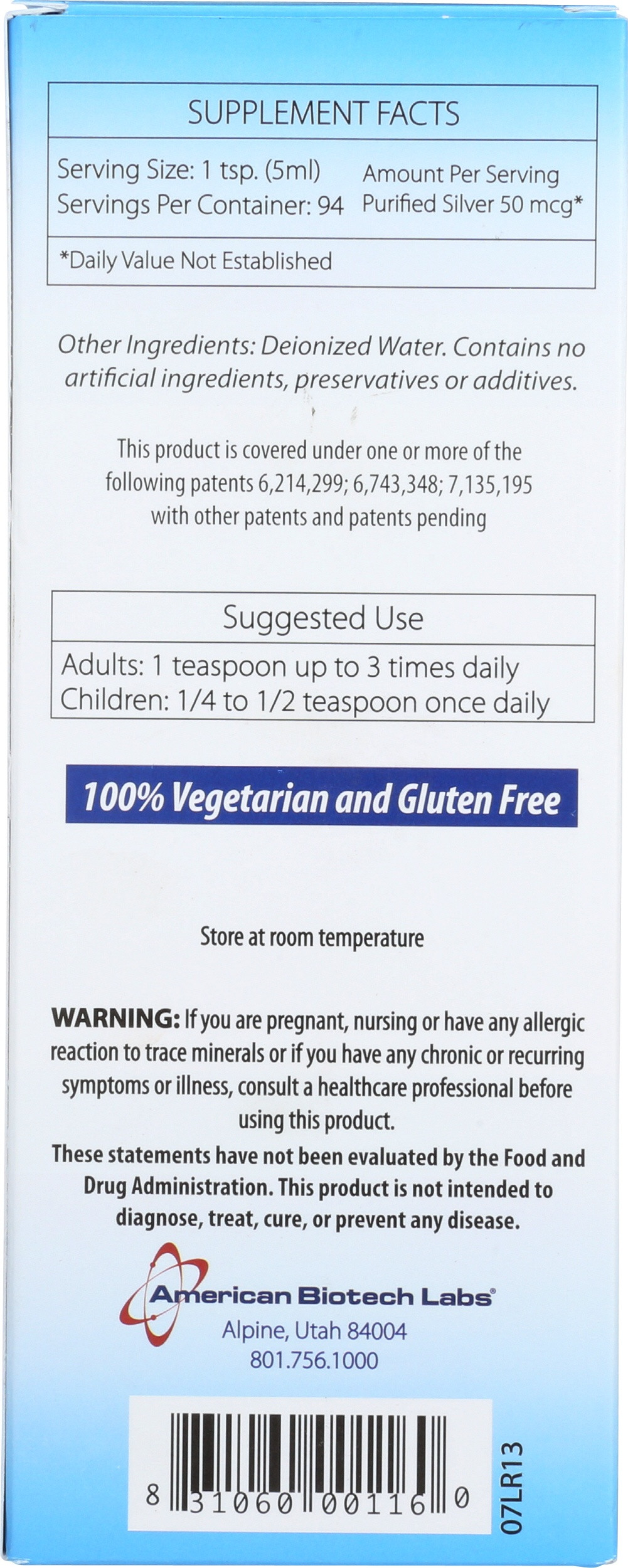 Silver Biotics Daily Immune Support Supplement with Silver Technology