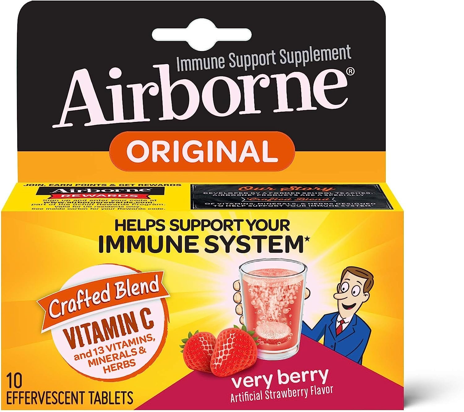Airborne Immune Support Effervescent Tablets with Vitamin C