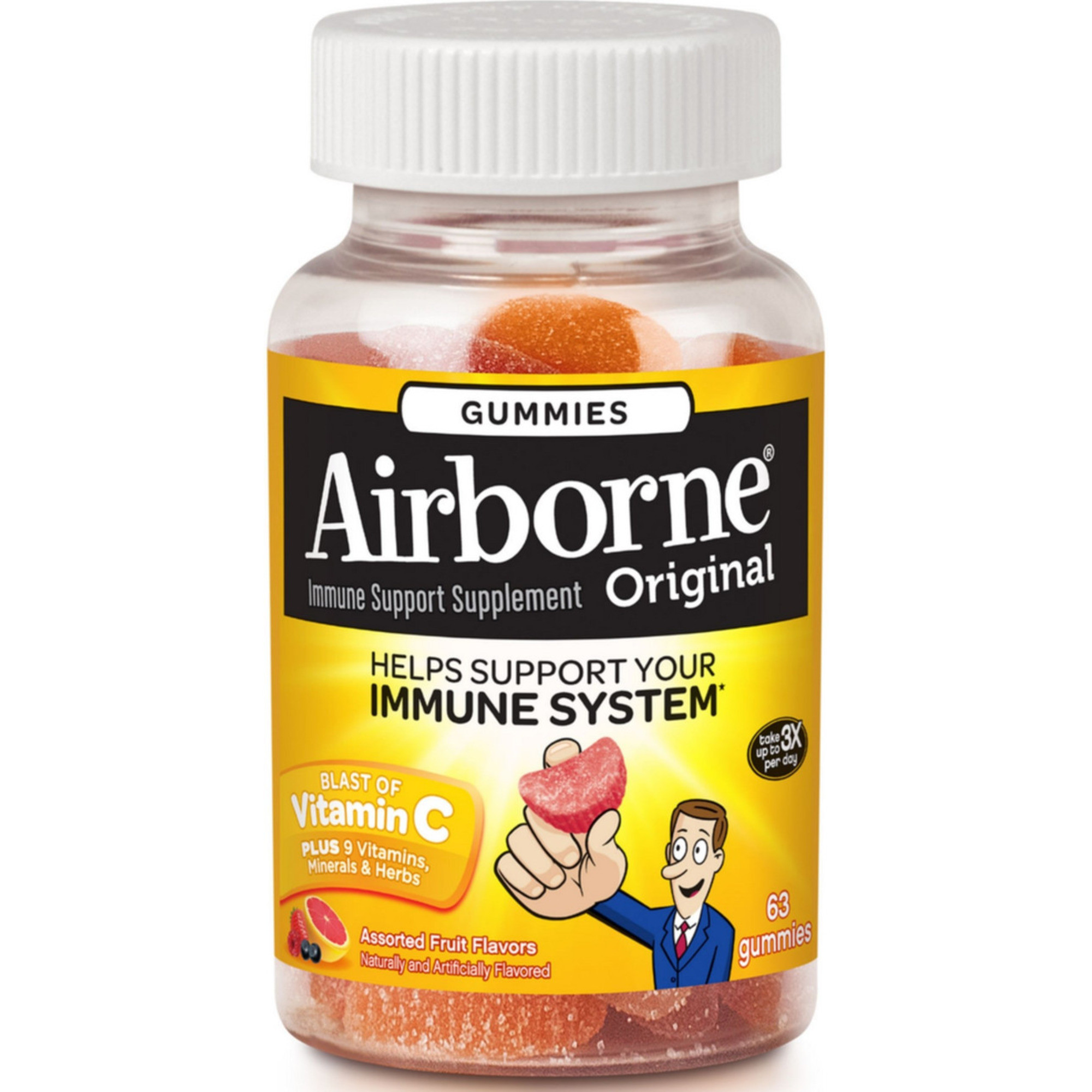 Airborne Immune Support Gummies With Vitamin C