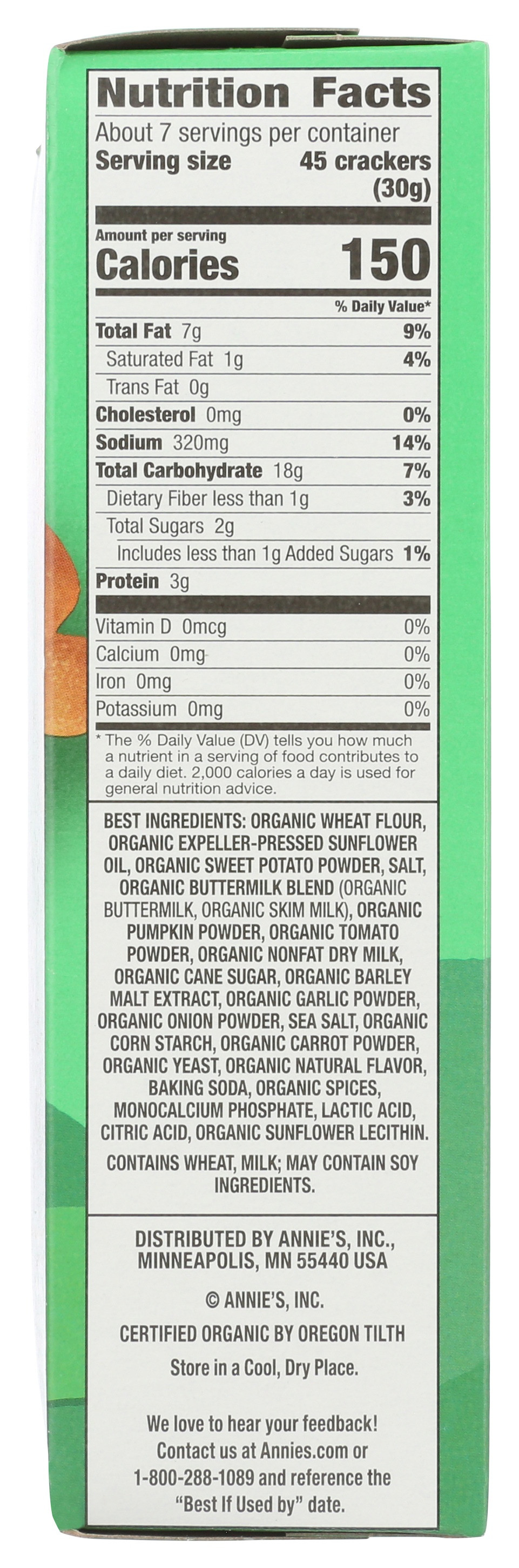 Annie's Organic Really Ranch Crackers