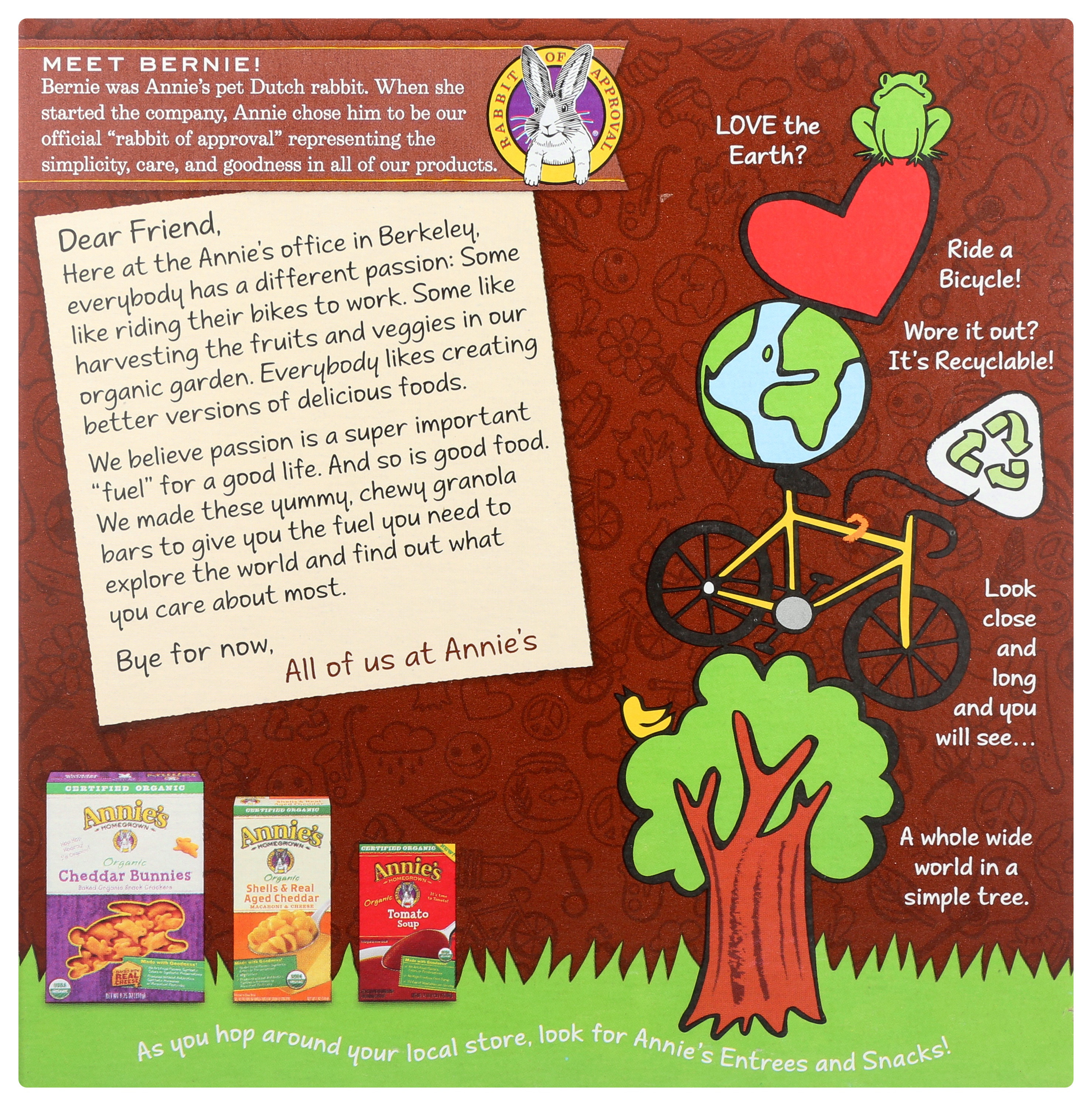 Annie's Organic Peanut Butter Chocolate Chip Chewy Granola Bars