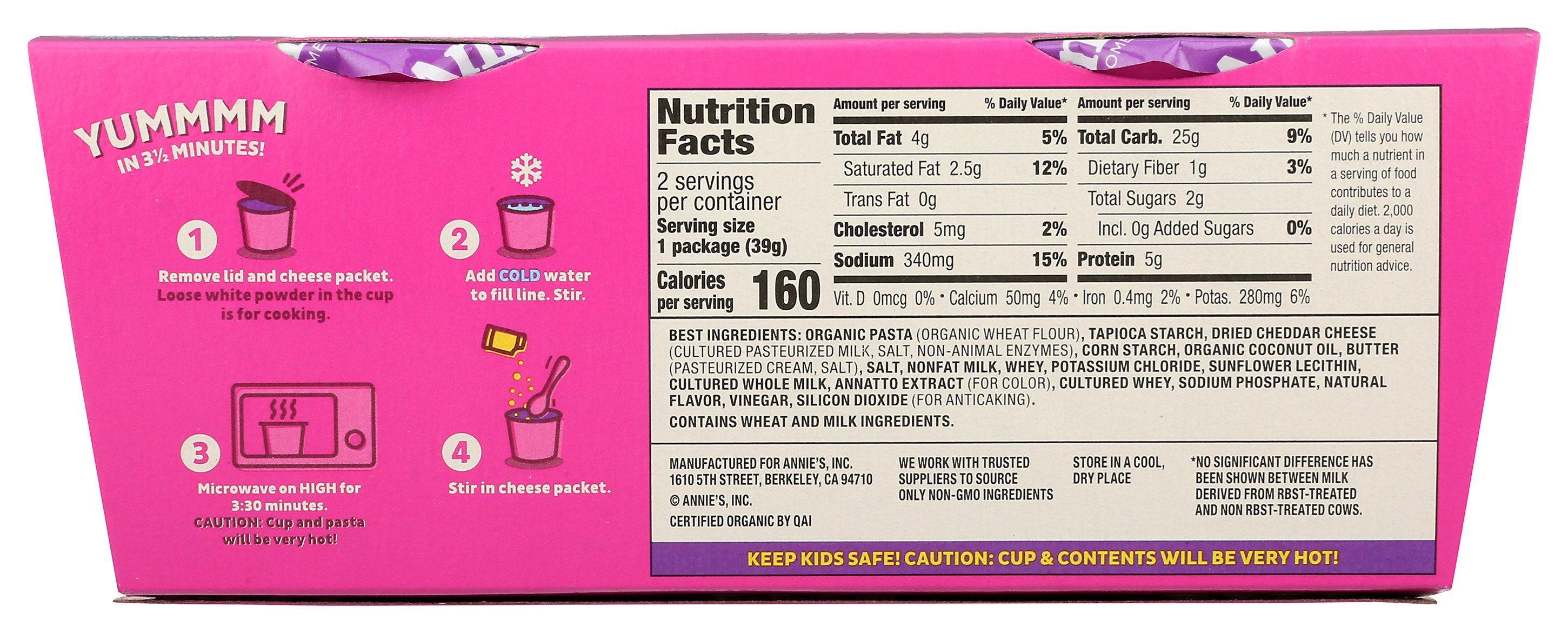 Annie's Yummy Bunnies Mac & Cheese