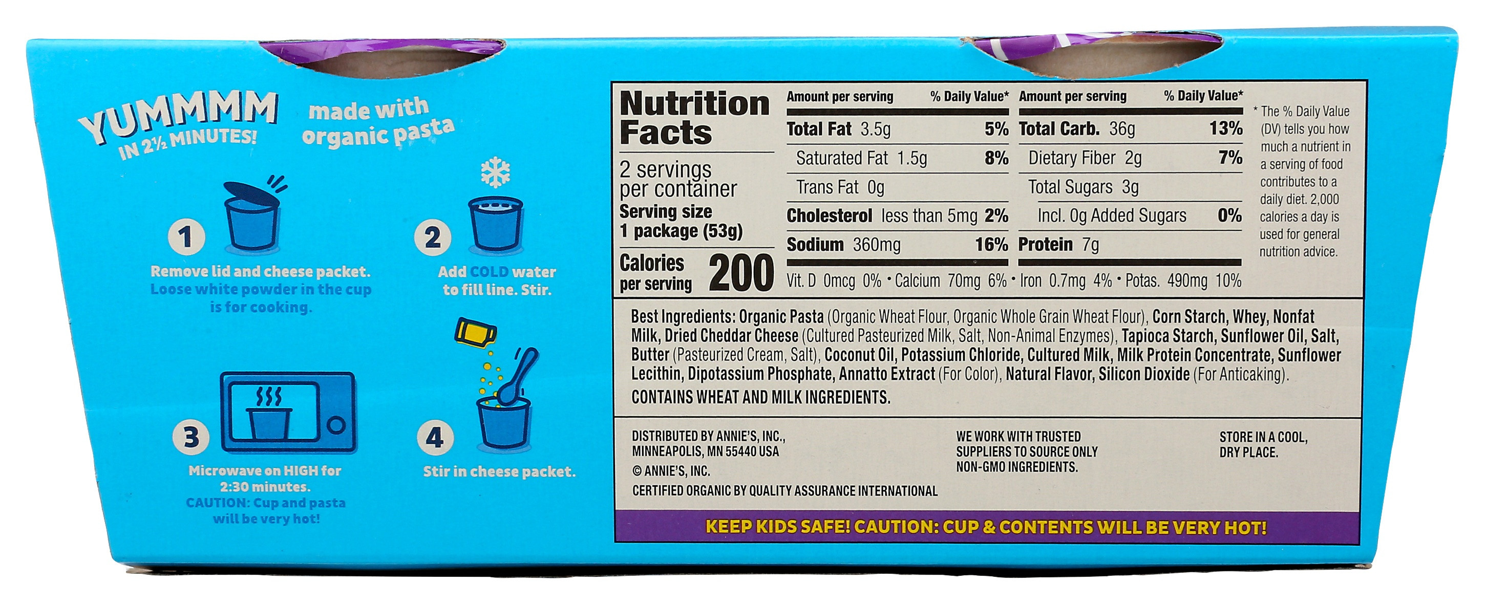 Annie's Mickey & Friends Shapes Mac & Cheese